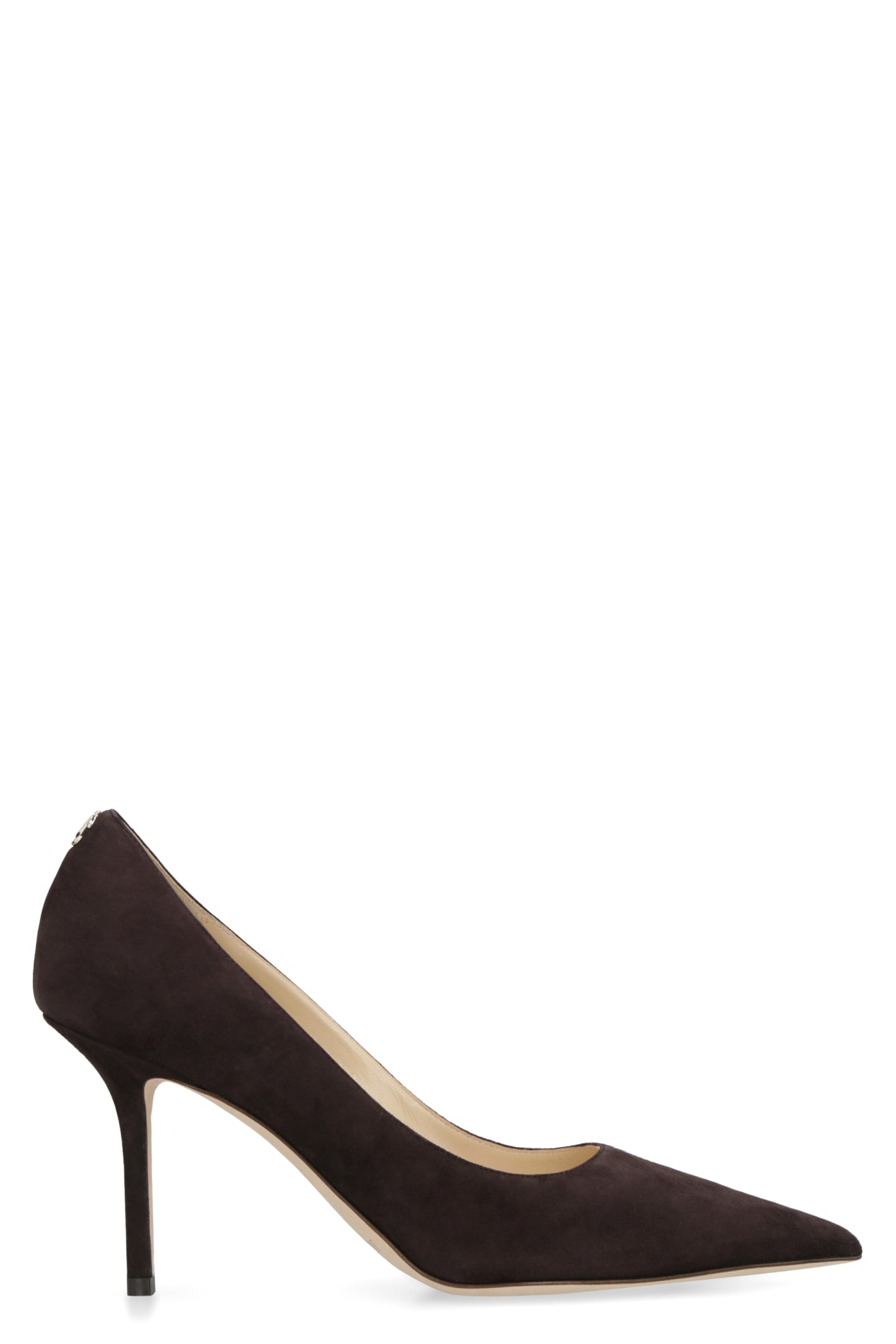 JIMMY CHOO LOVE 85 SUEDE POINTY-TOE PUMPS