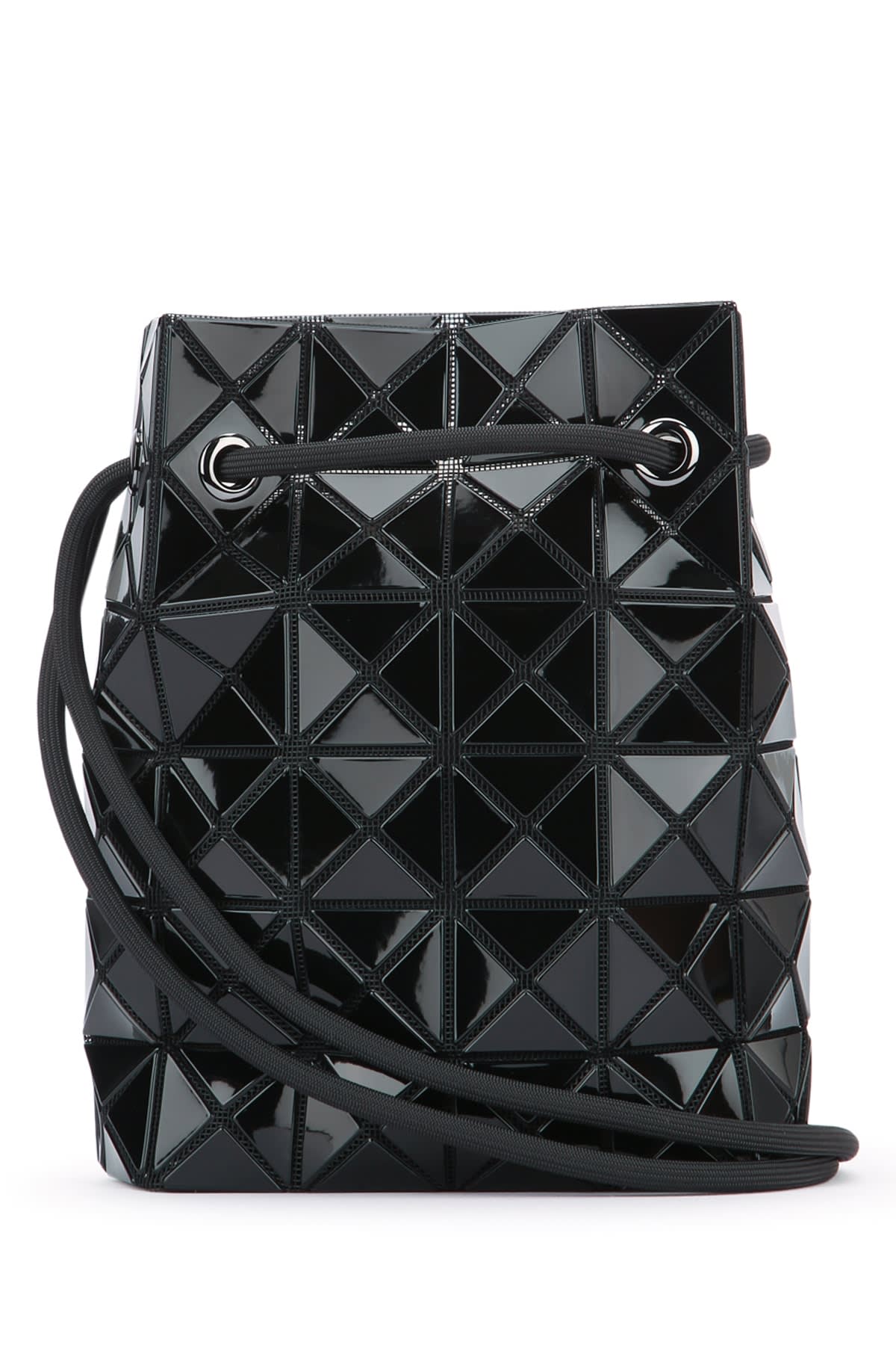 Bao Bao Issey Miyake Angular Glossy Handle Bag With Long Handles In Black
