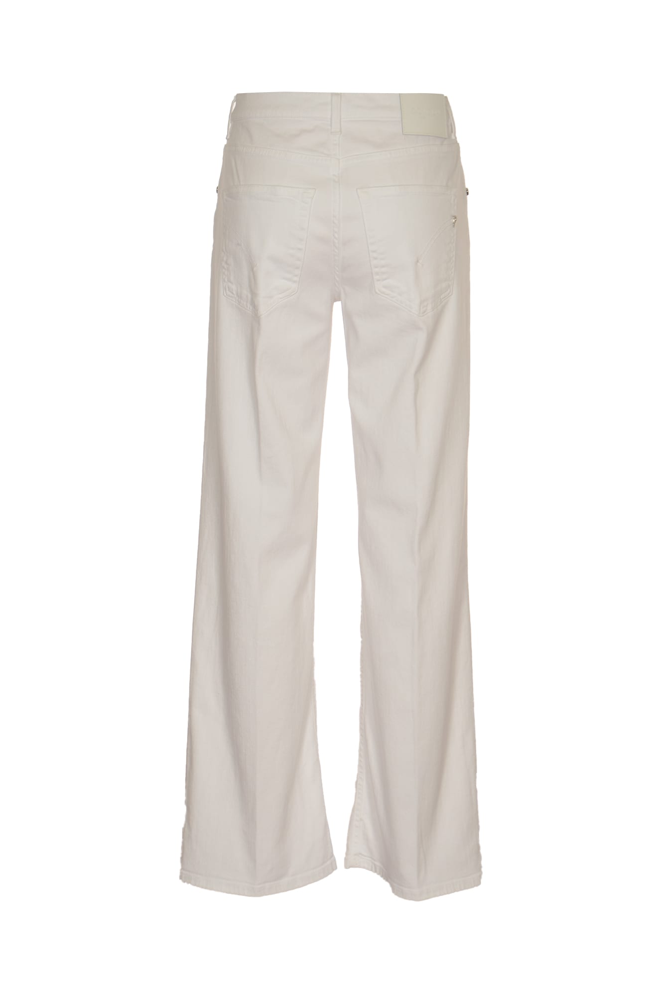 Dondup White Flared Jeans