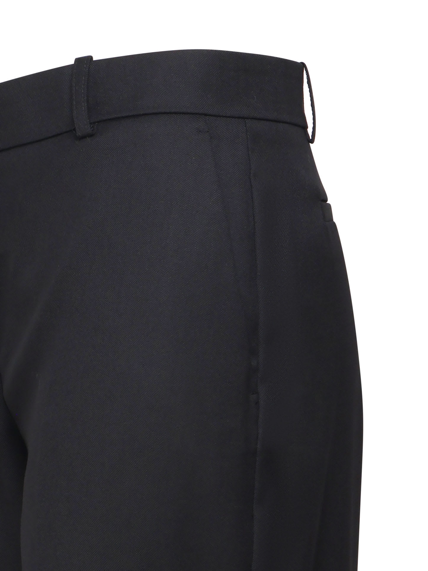 Pinko Benedetti Pants In Blended Wool In Black