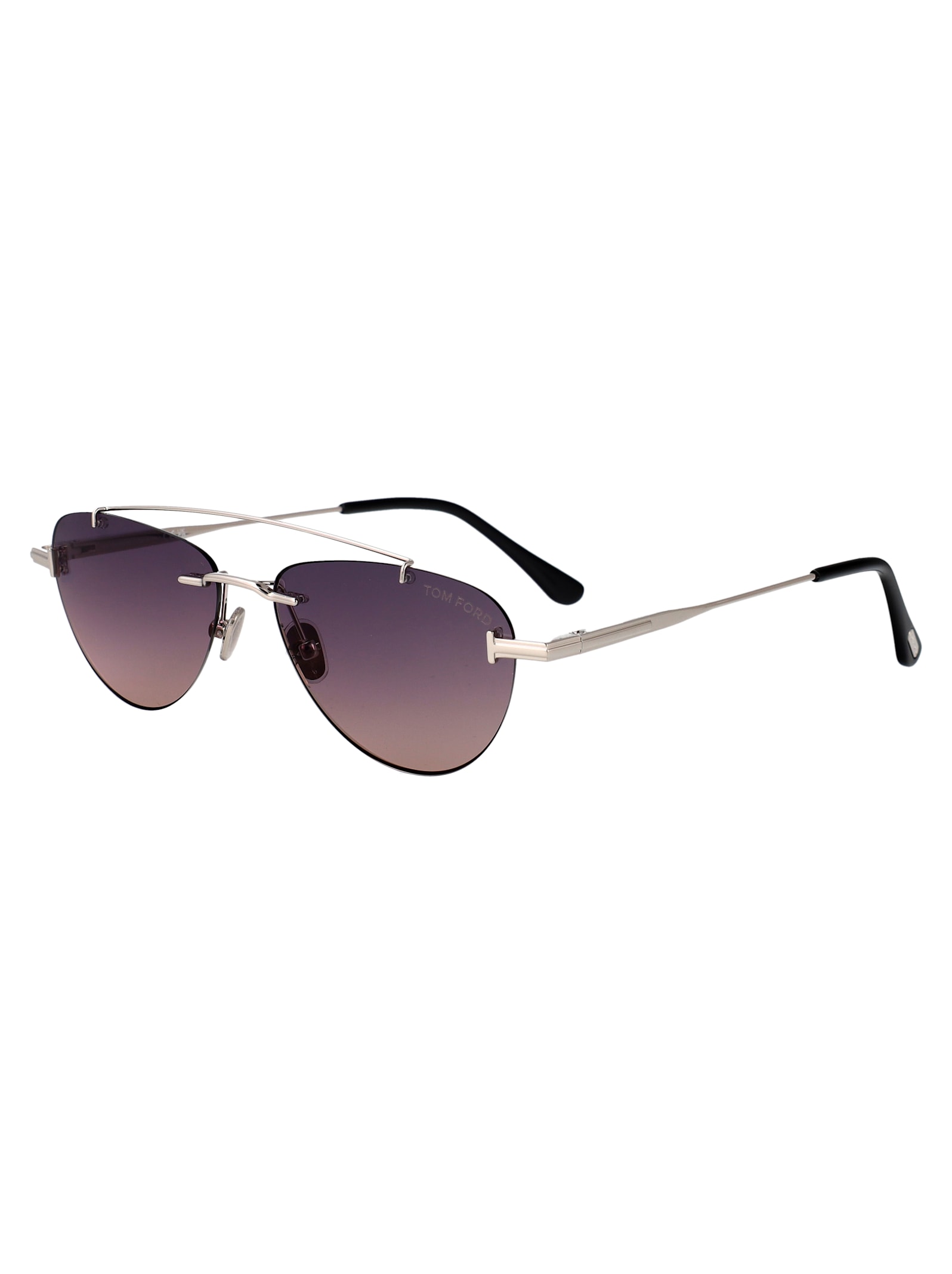 Tom Ford Astor-02 Sunglasses In Gray