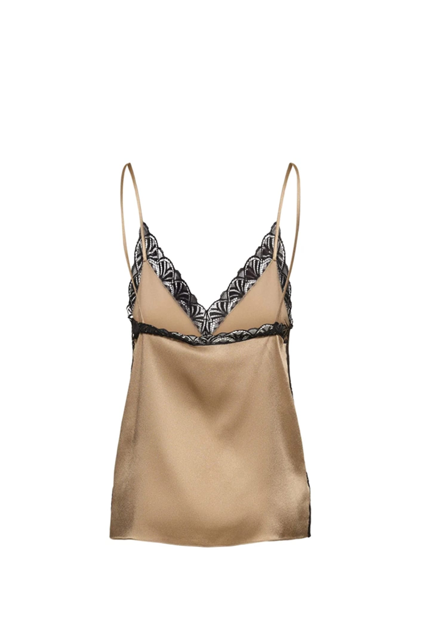 Shop Alberta Ferretti Top In Beige