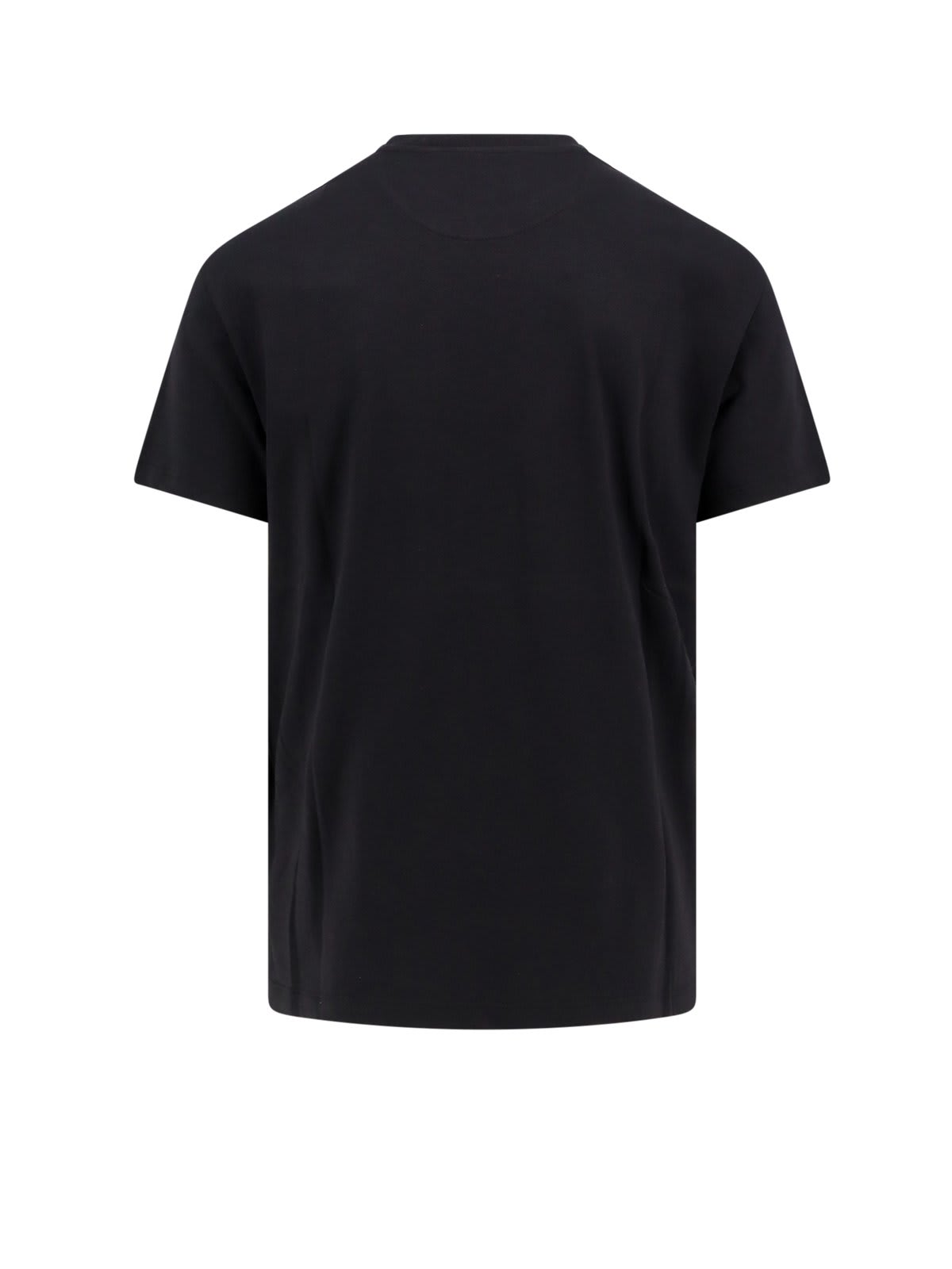 Shop Valentino Vltn Logo Printed Crewneck T-shirt In No Black