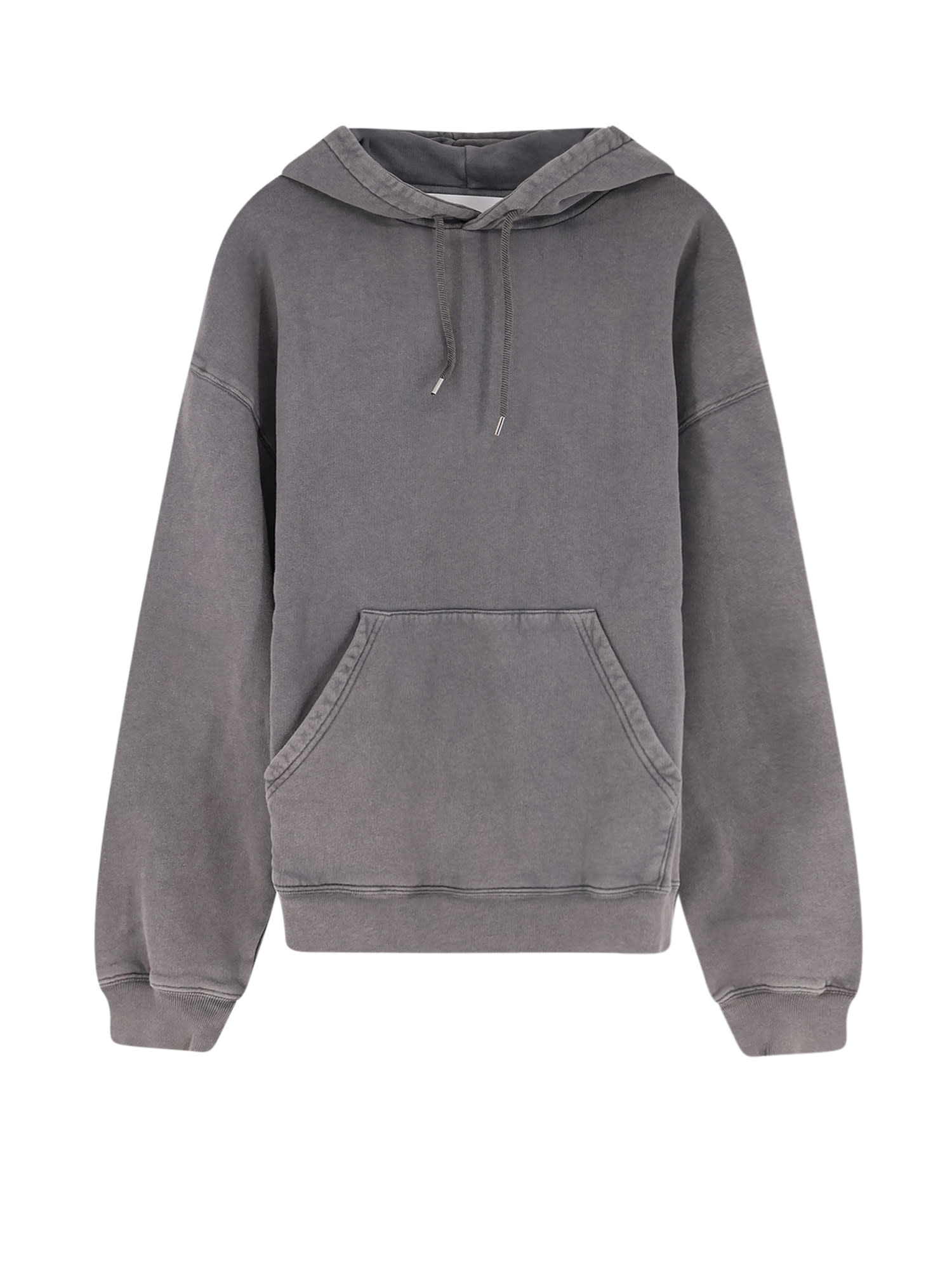 Axel Arigato Men Organic Cotton Hooded Sweatshirt In Gray