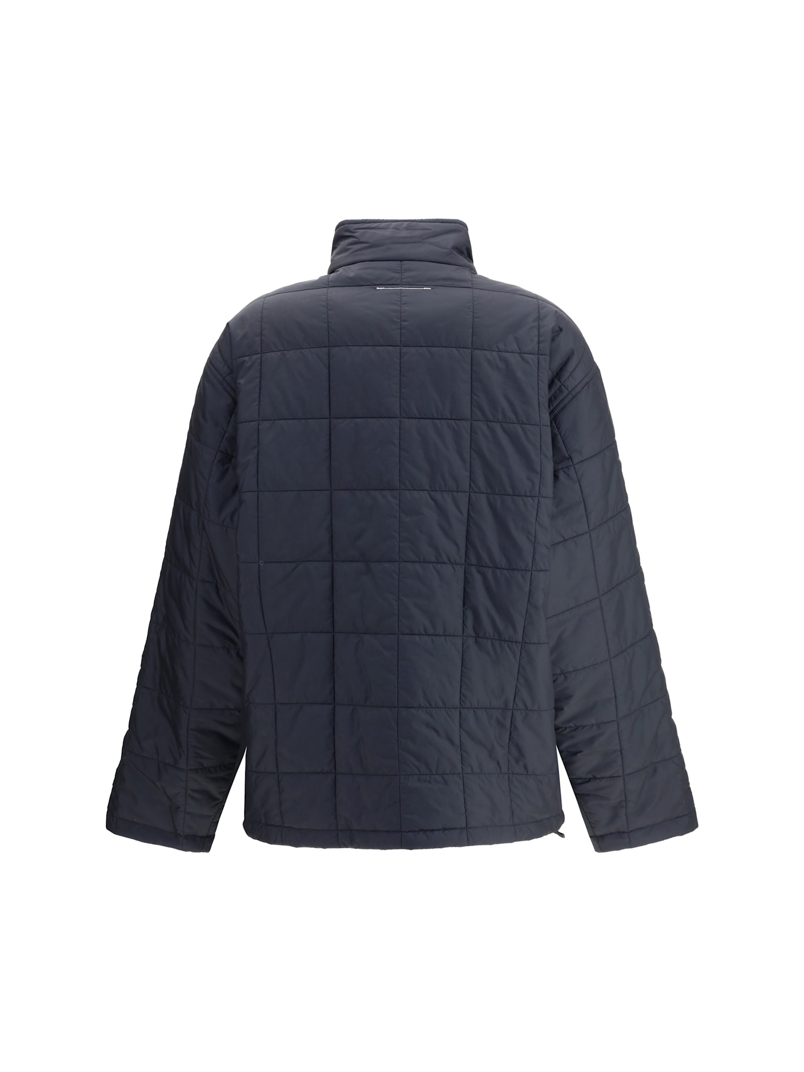Mm6 Maison Margiela Quilted Half Zipped Jacket Salomon X Mm6 In Blue