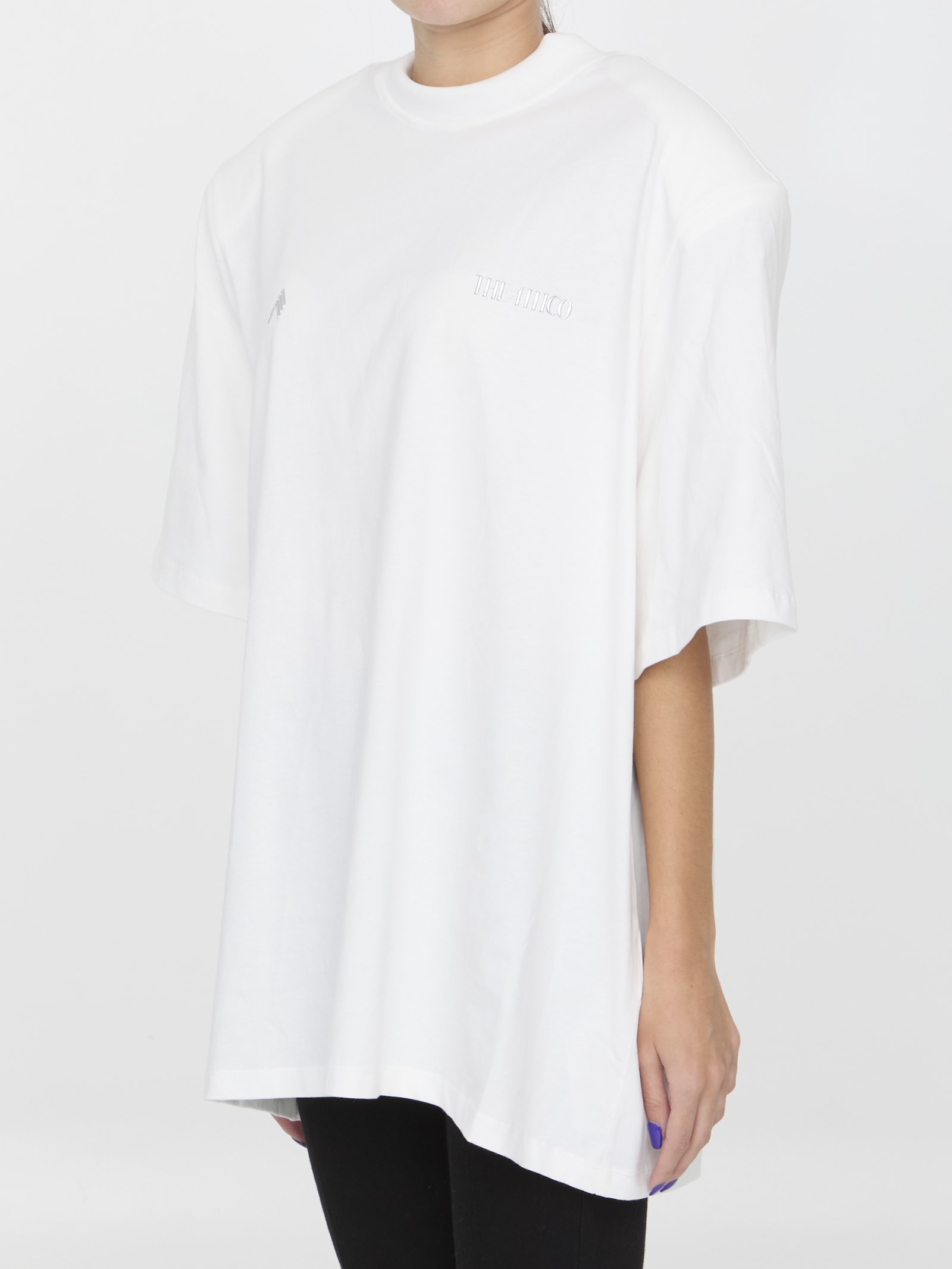 Shop Attico Kilie T-shirt In White