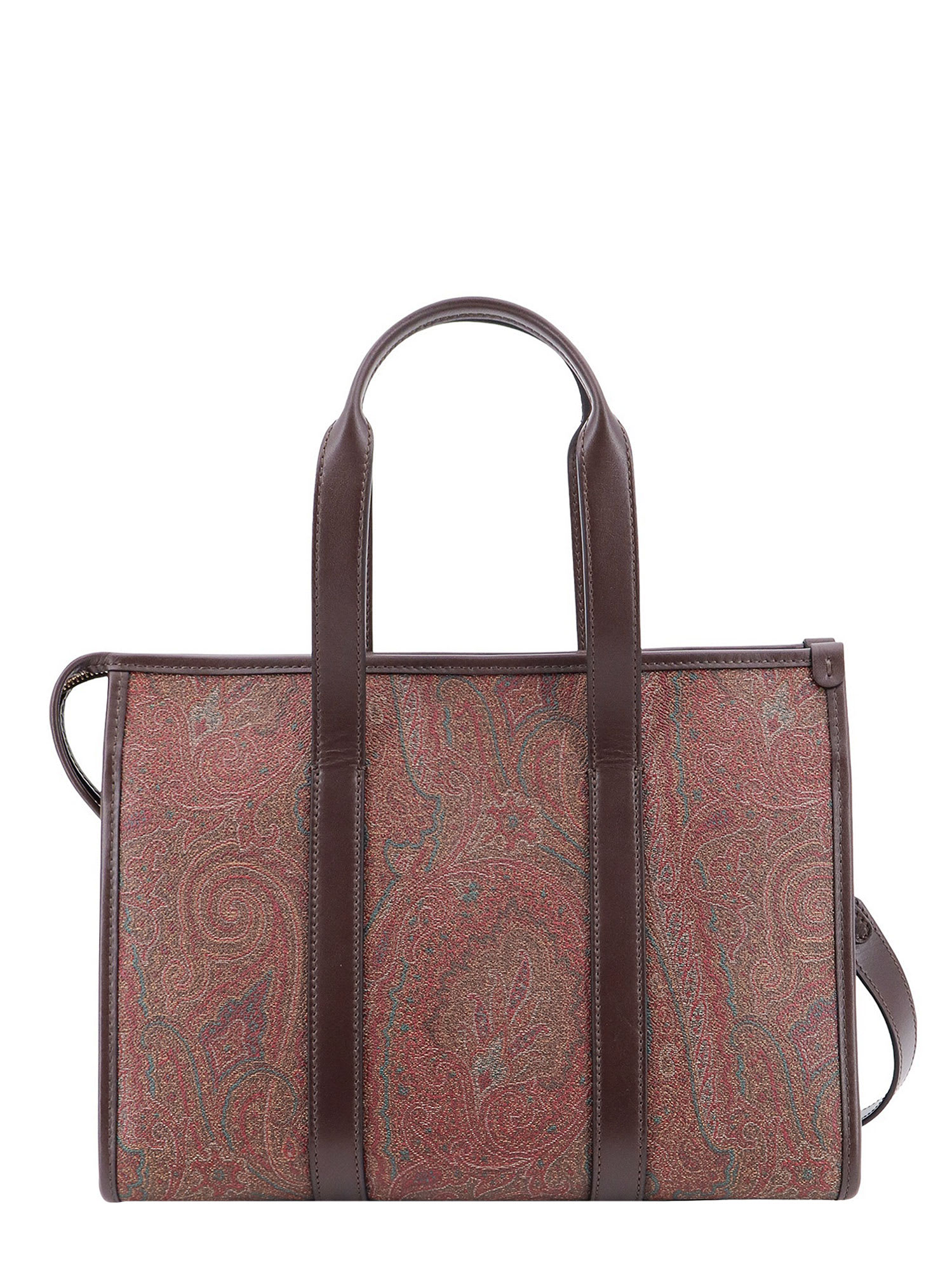 Shop Etro Handbag In Brown