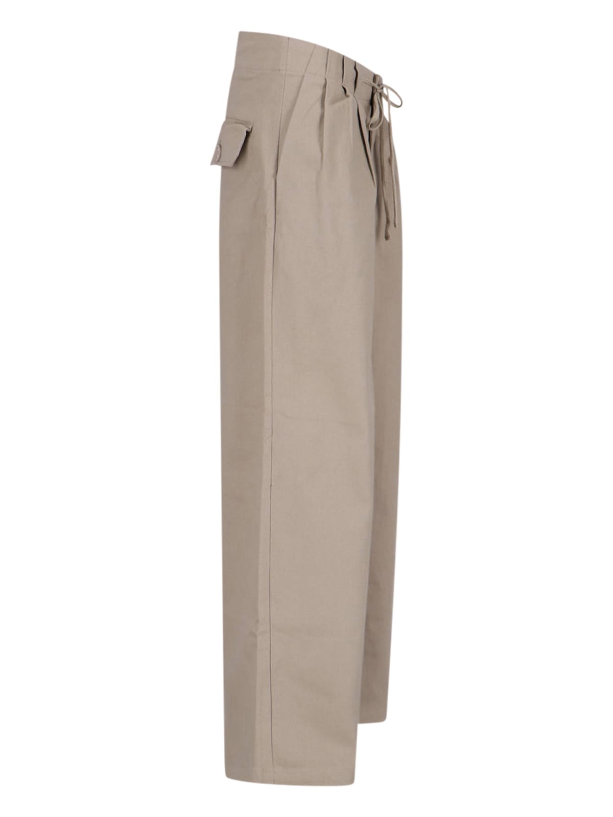 Entire Studios Elastic Waist Casual Pants In Gray