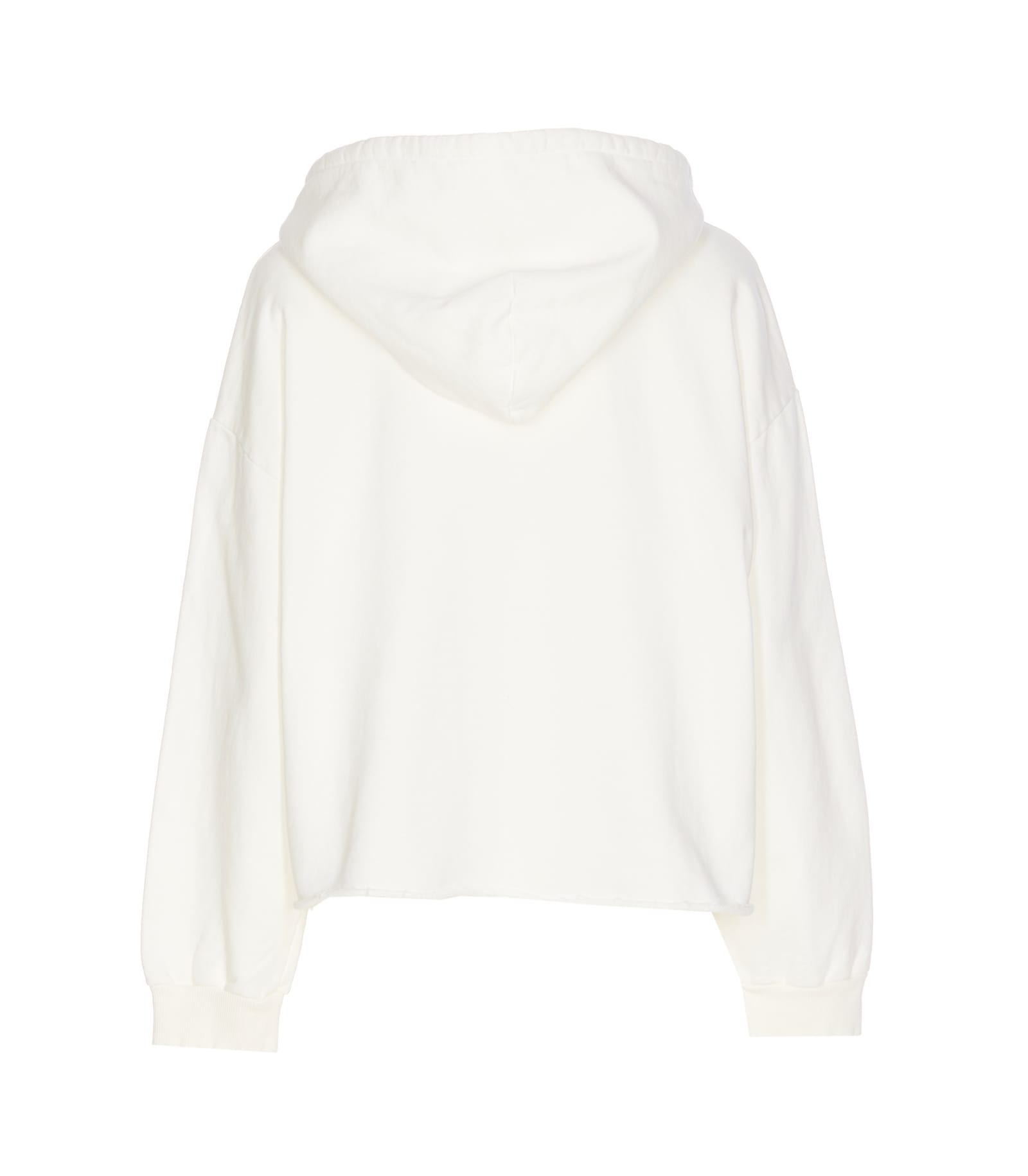 Shop Mm6 Maison Margiela Printed Sweatshirt In Bianco