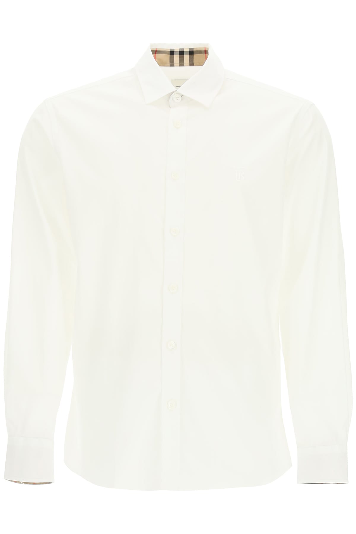 Burberry Poplin Shirt In White (white)
