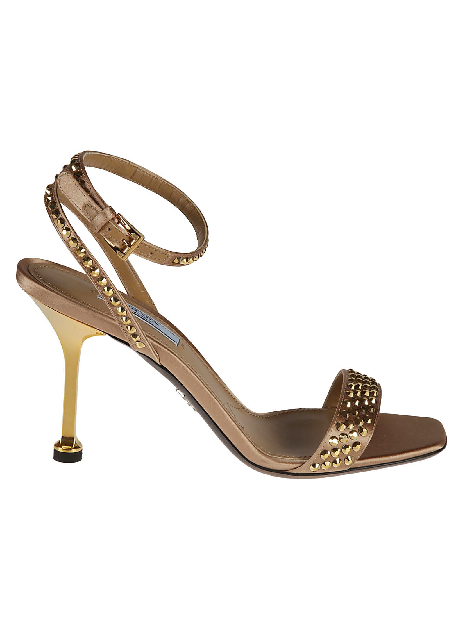 Buy Prada Cristal Sandals online, shop Prada shoes with free shipping