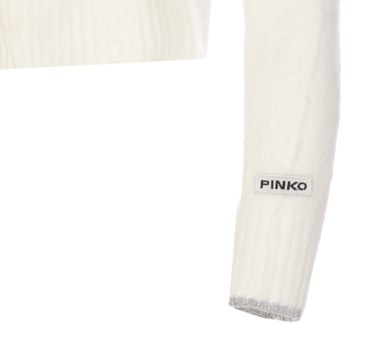 Shop Pinko Colorpoint Cardigan In White