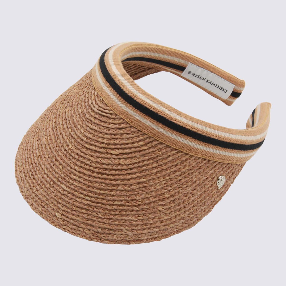 Helen Kaminski Stylish Wide Brim Woven Straw Hat In Brown