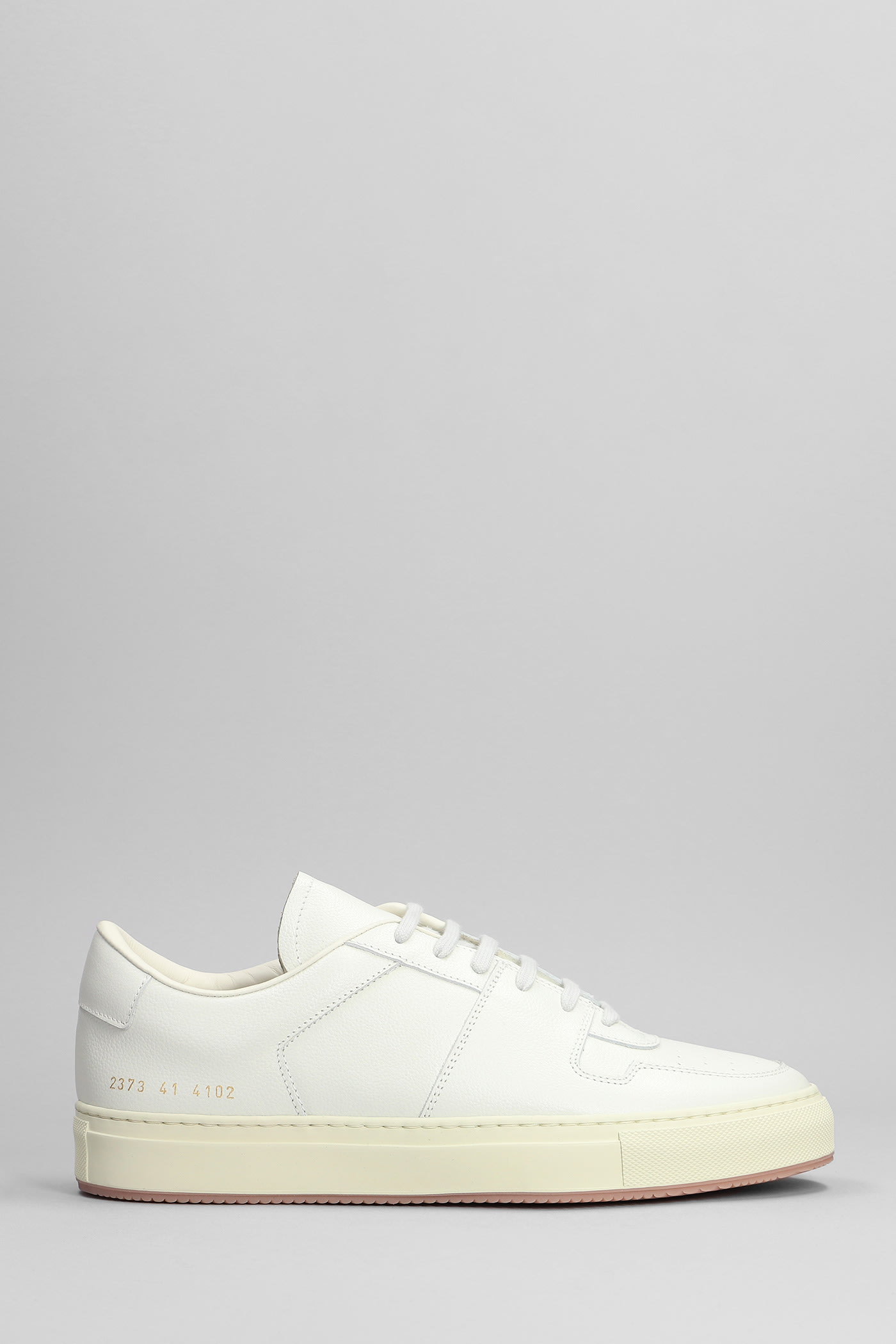 Common Projects Decades Sneakers In White Leather