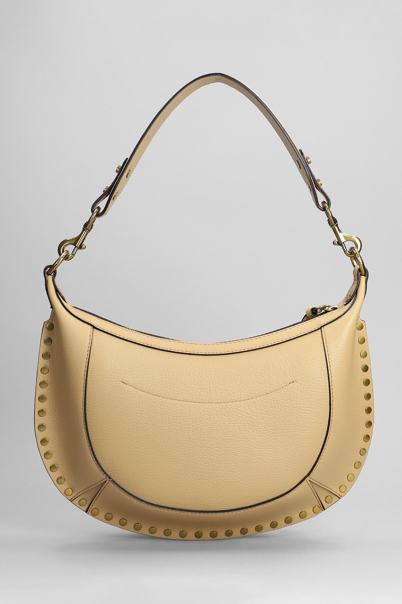Shop Isabel Marant Naoko Shoulder Bag In Beige Leather