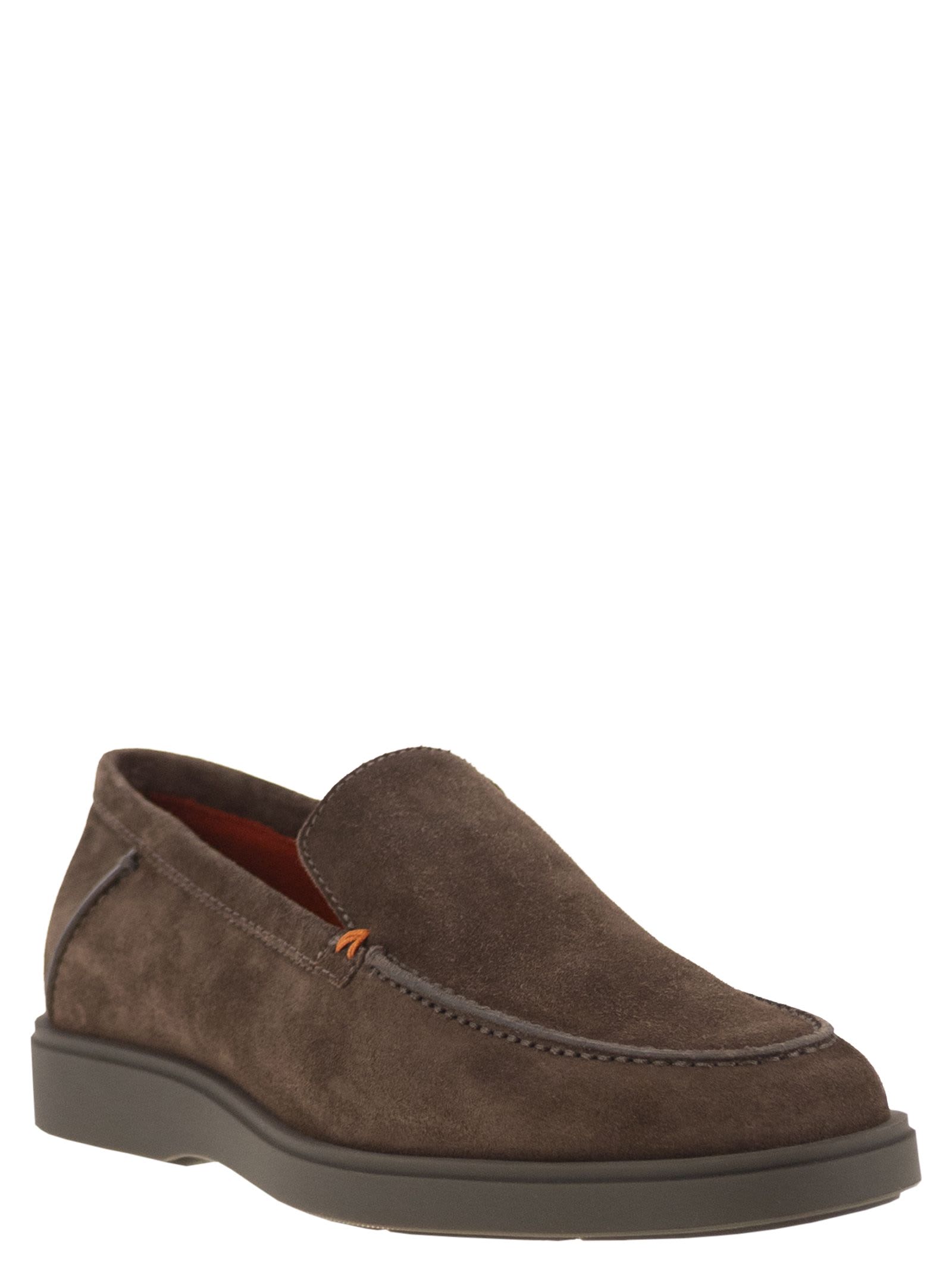 Santoni Drain-c-svut50 Mgdt17824smoksvu T50 In Brown