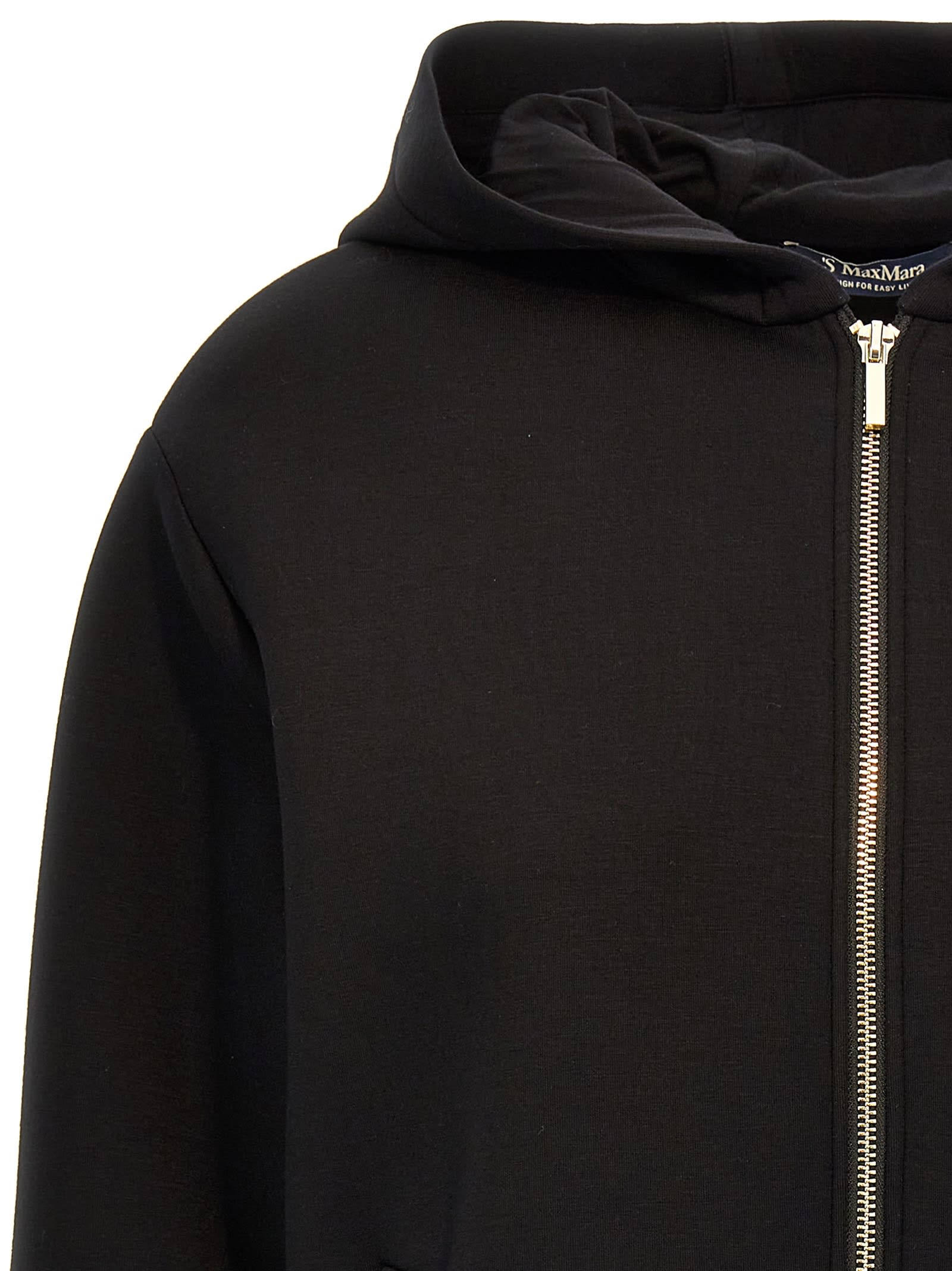 's Max Mara 'andorra' Jacket With Hood And Pockets In Blu
