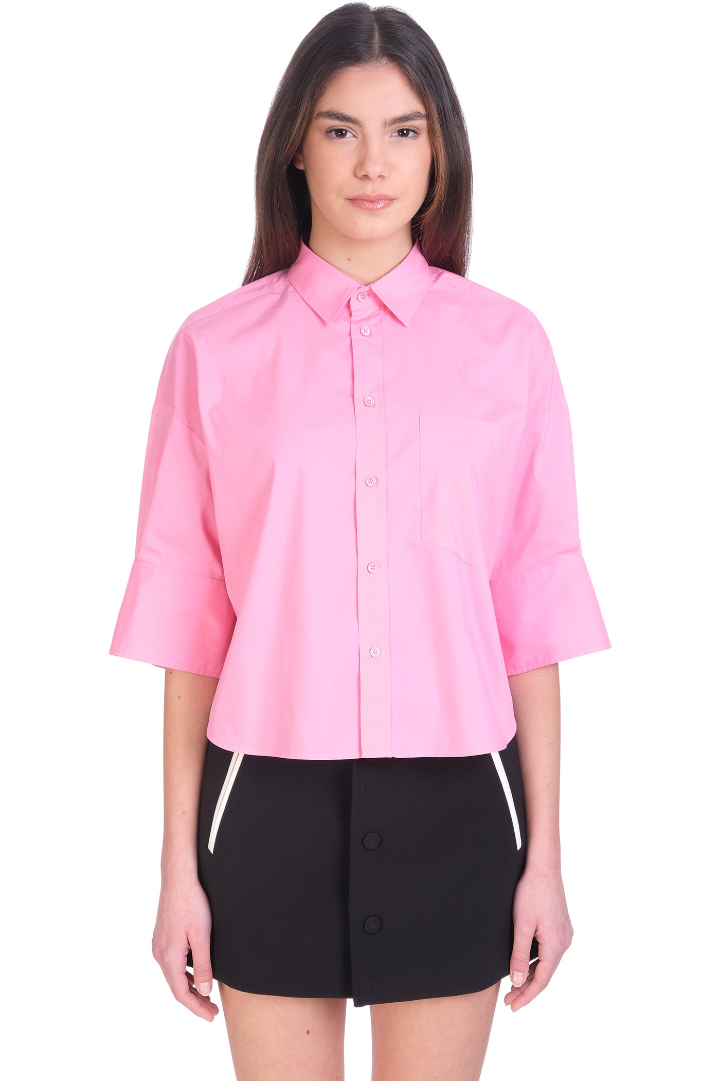 RED Valentino Shirt In Rose-pink Polyester