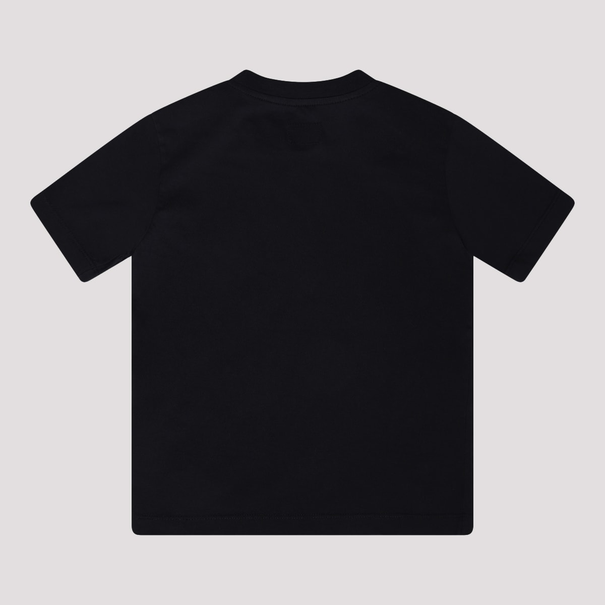 Shop C.p. Company Black Cotton T-shirt In Nero/black