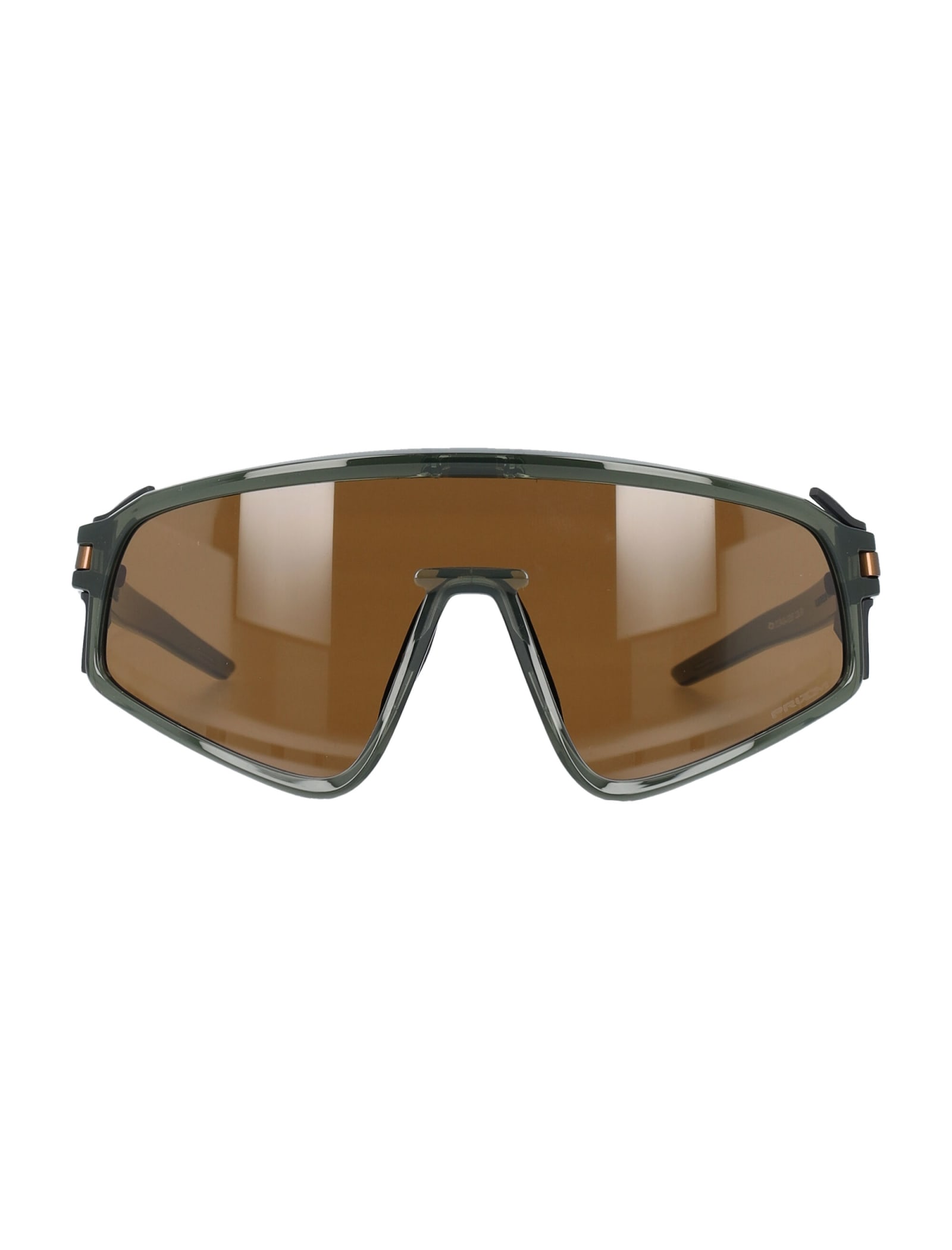 Shop Oakley Latch Panel Sunglasses In Olive Ink