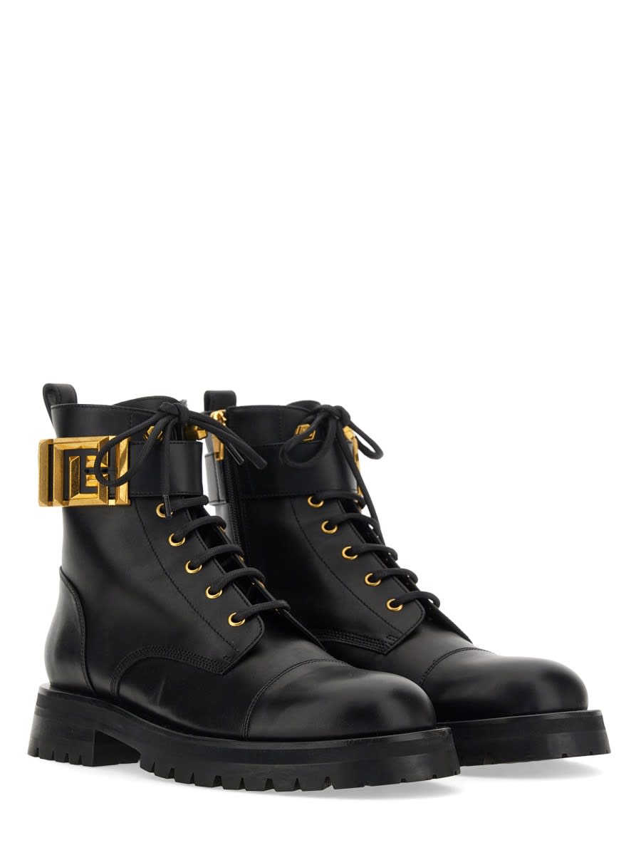 Shop Balmain Army Boot Romy In Black