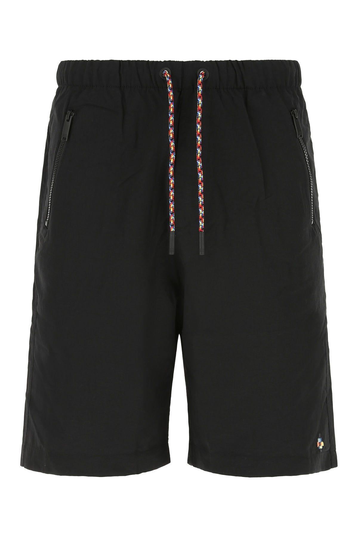 Black Nylon Swimming Shorts