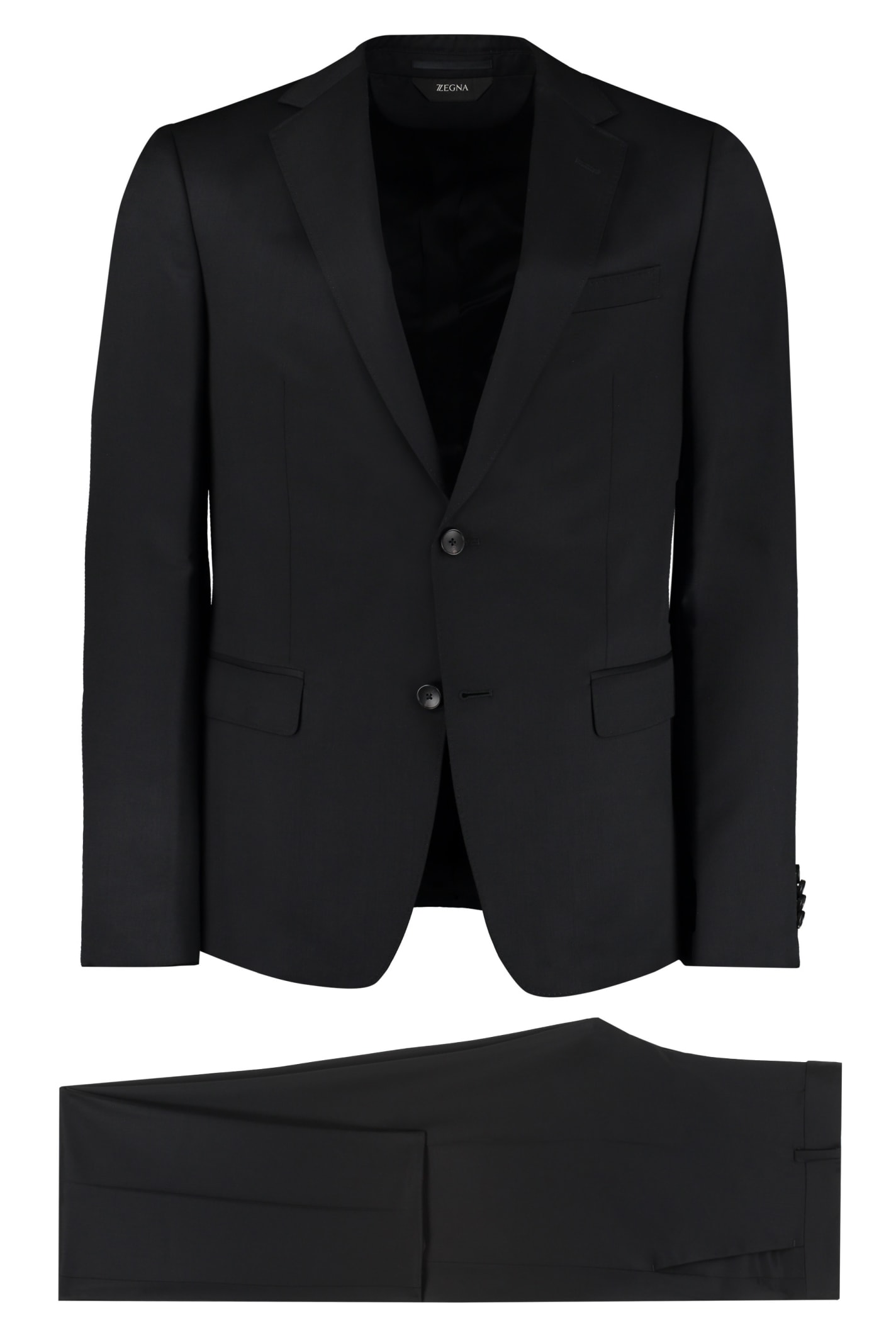 Z Zegna Wool And Mohair Two Piece Suit