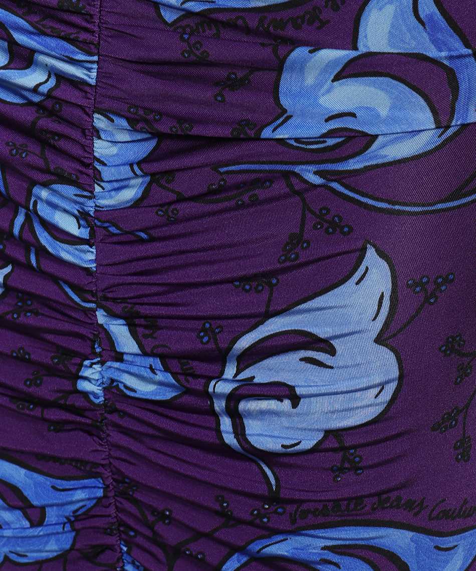 Versace Jeans Couture Viscose Blend Dress In Purple