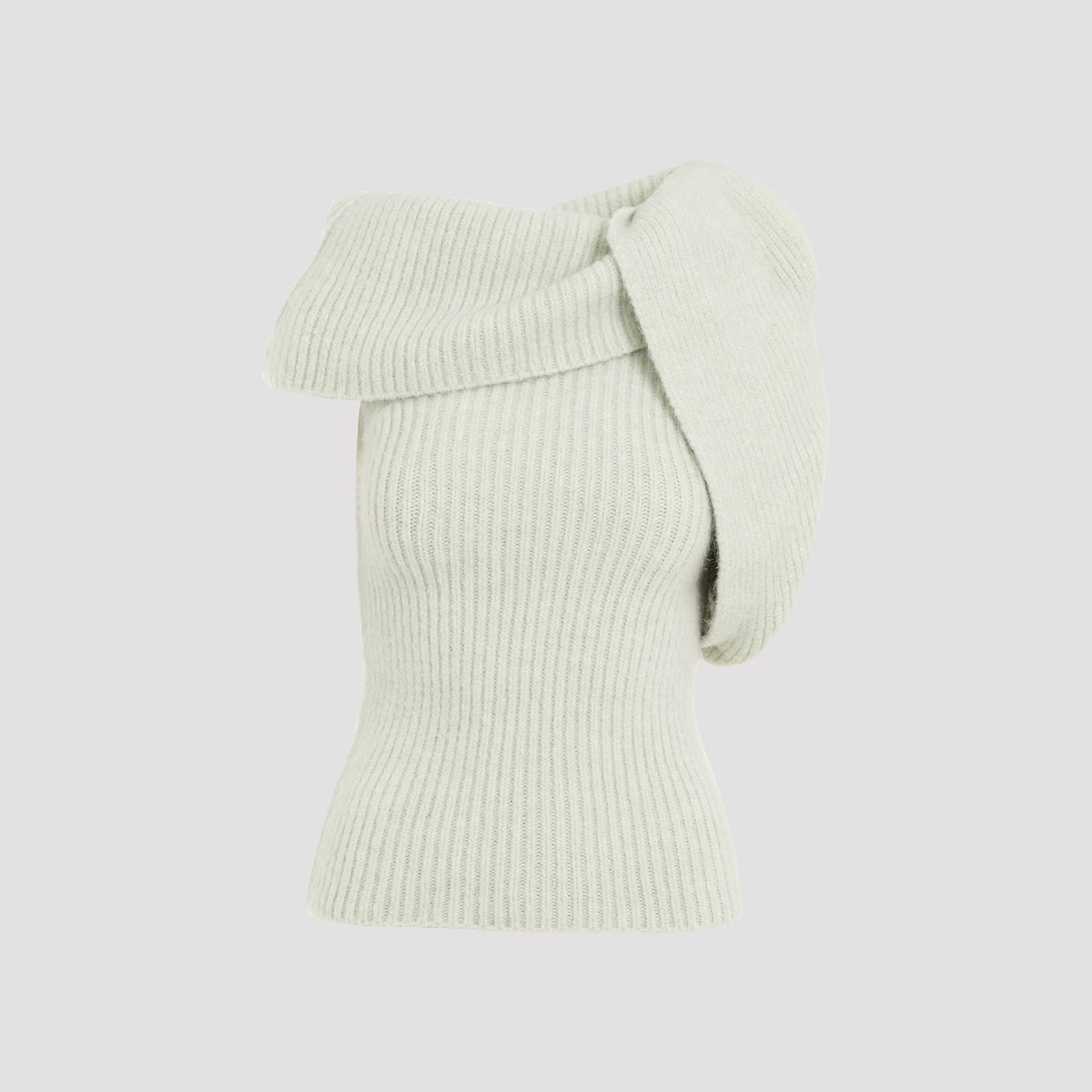 Shop Rick Owens Banded T Top In Pale Green