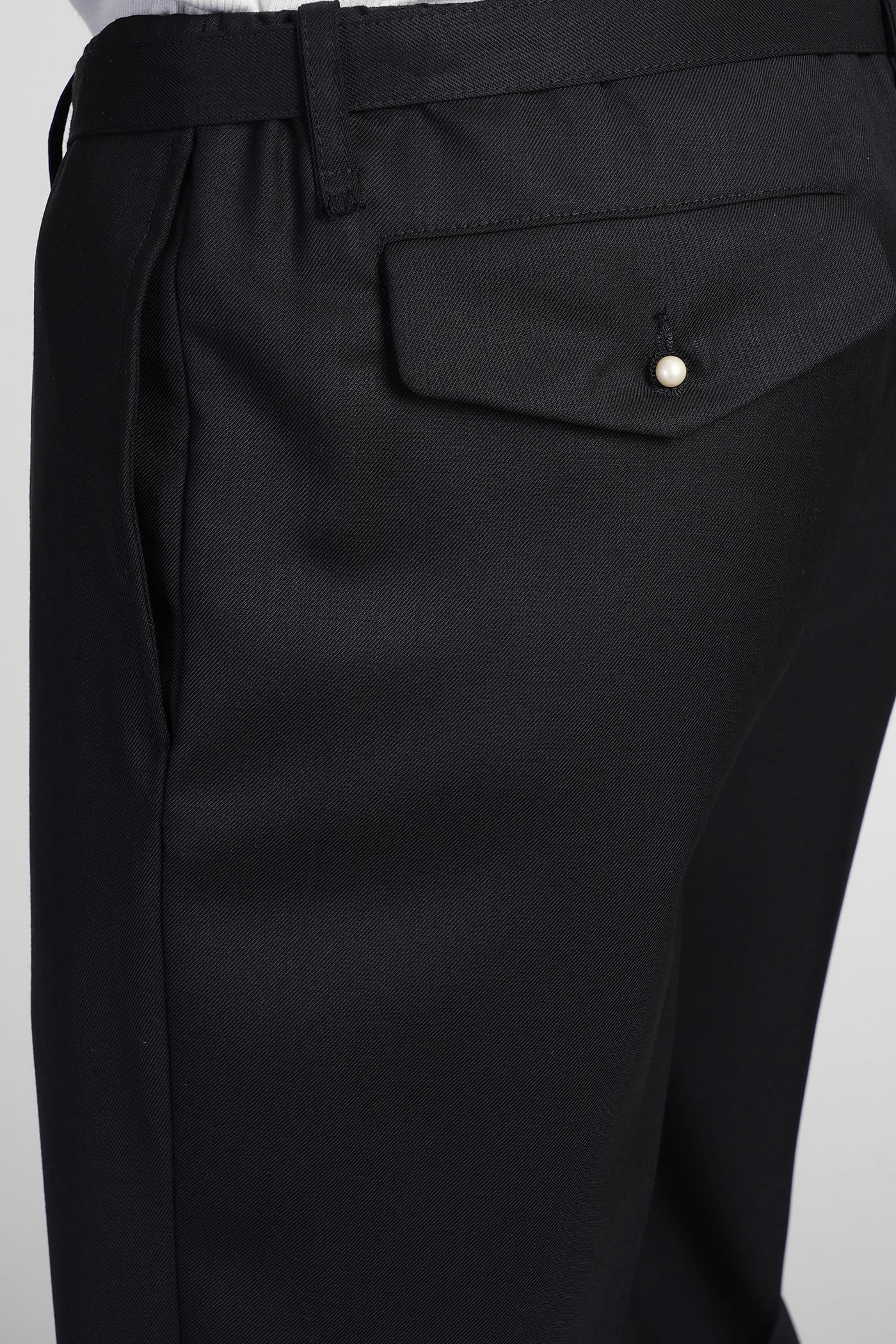 Magliano Pants In Black Wool In Black