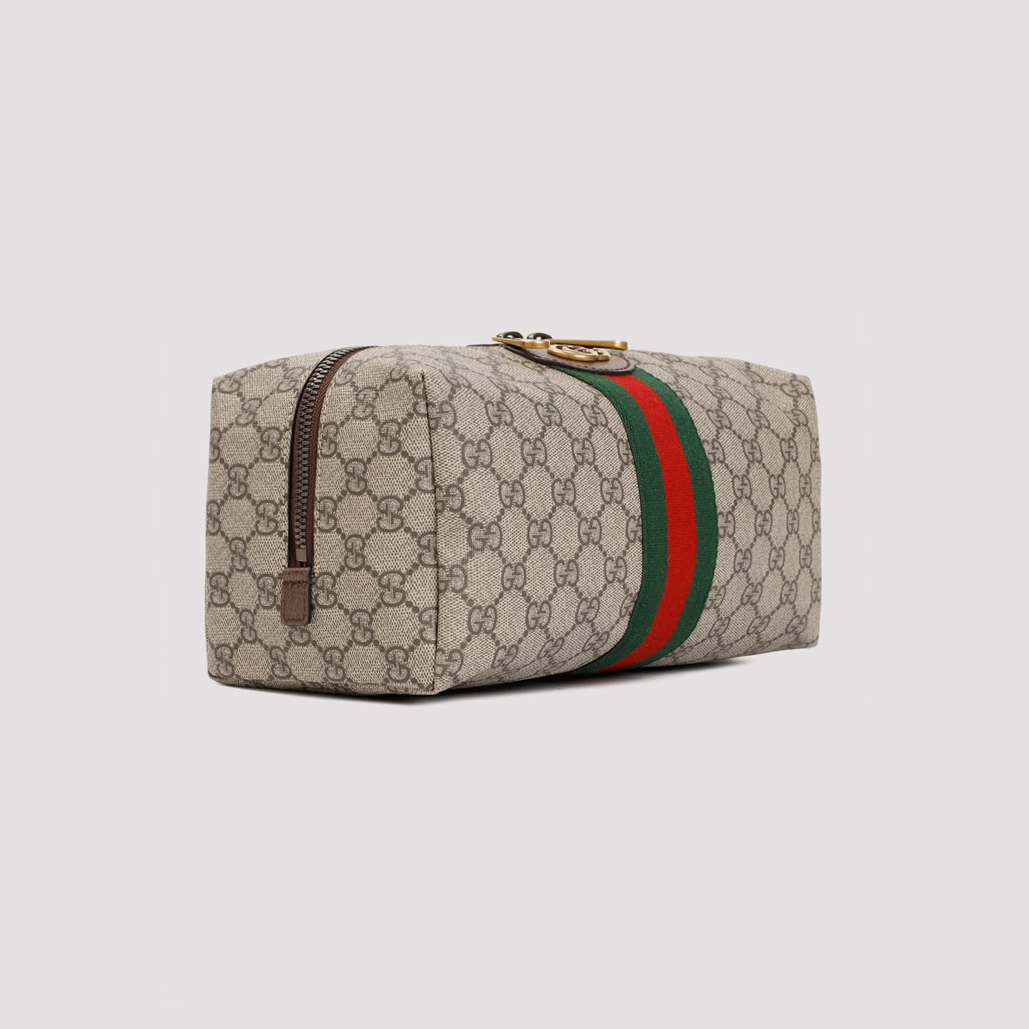 Shop Gucci Toiletry Case In B.eb N.acero