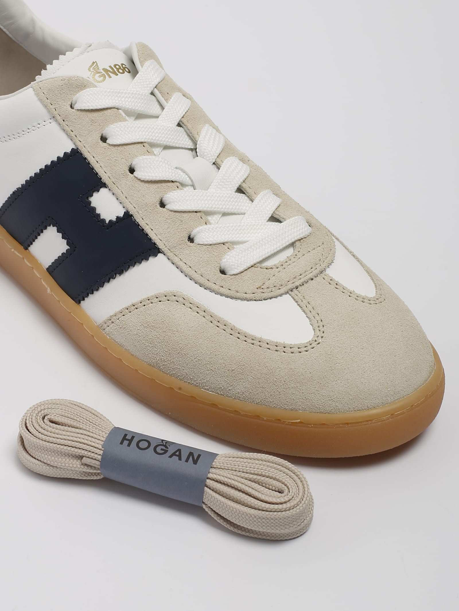 Shop Hogan H647 Allacc. Cool Sneaker In Bianco