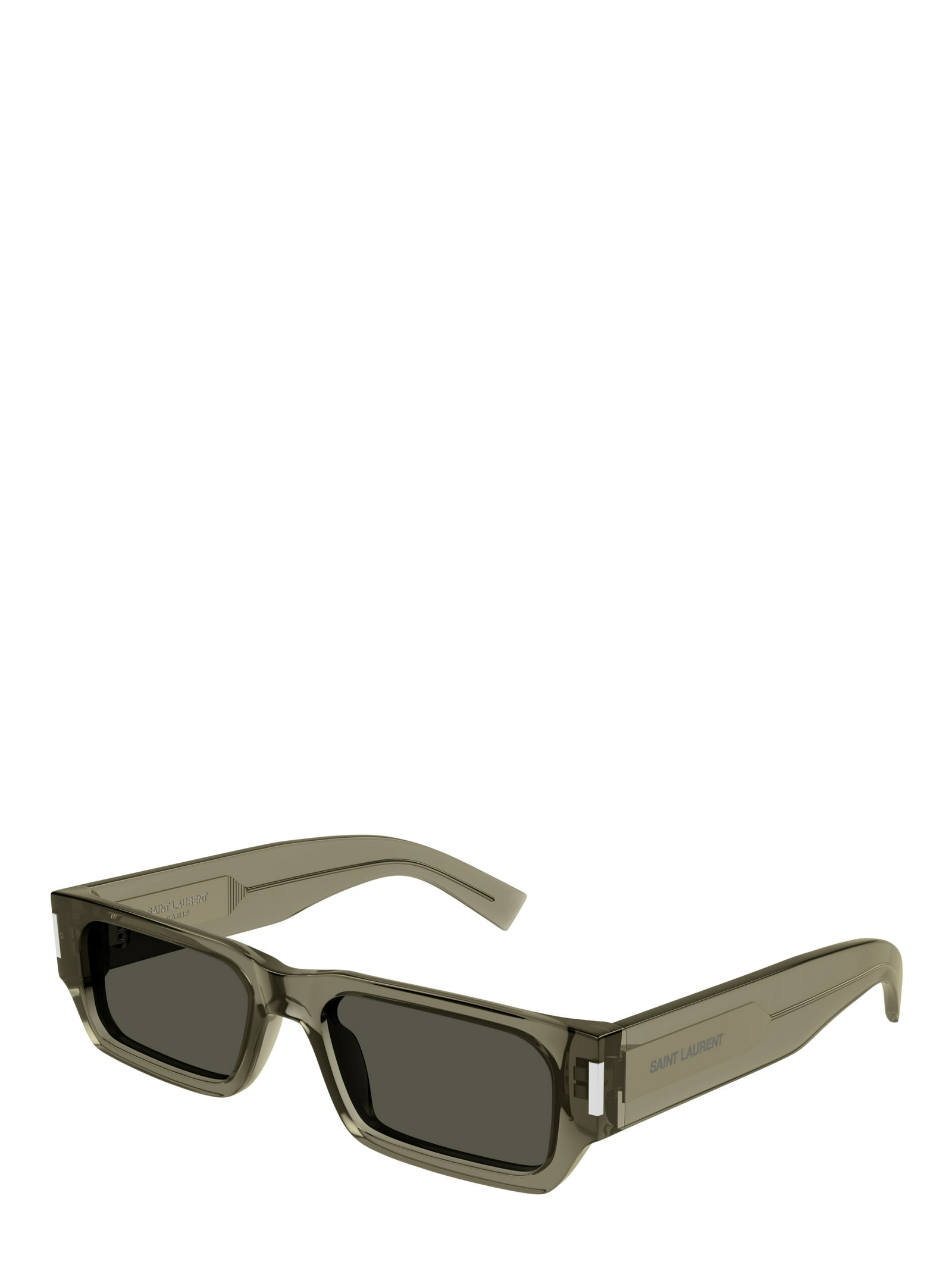 Shop Saint Laurent Sl 660 Brown Sunglasses