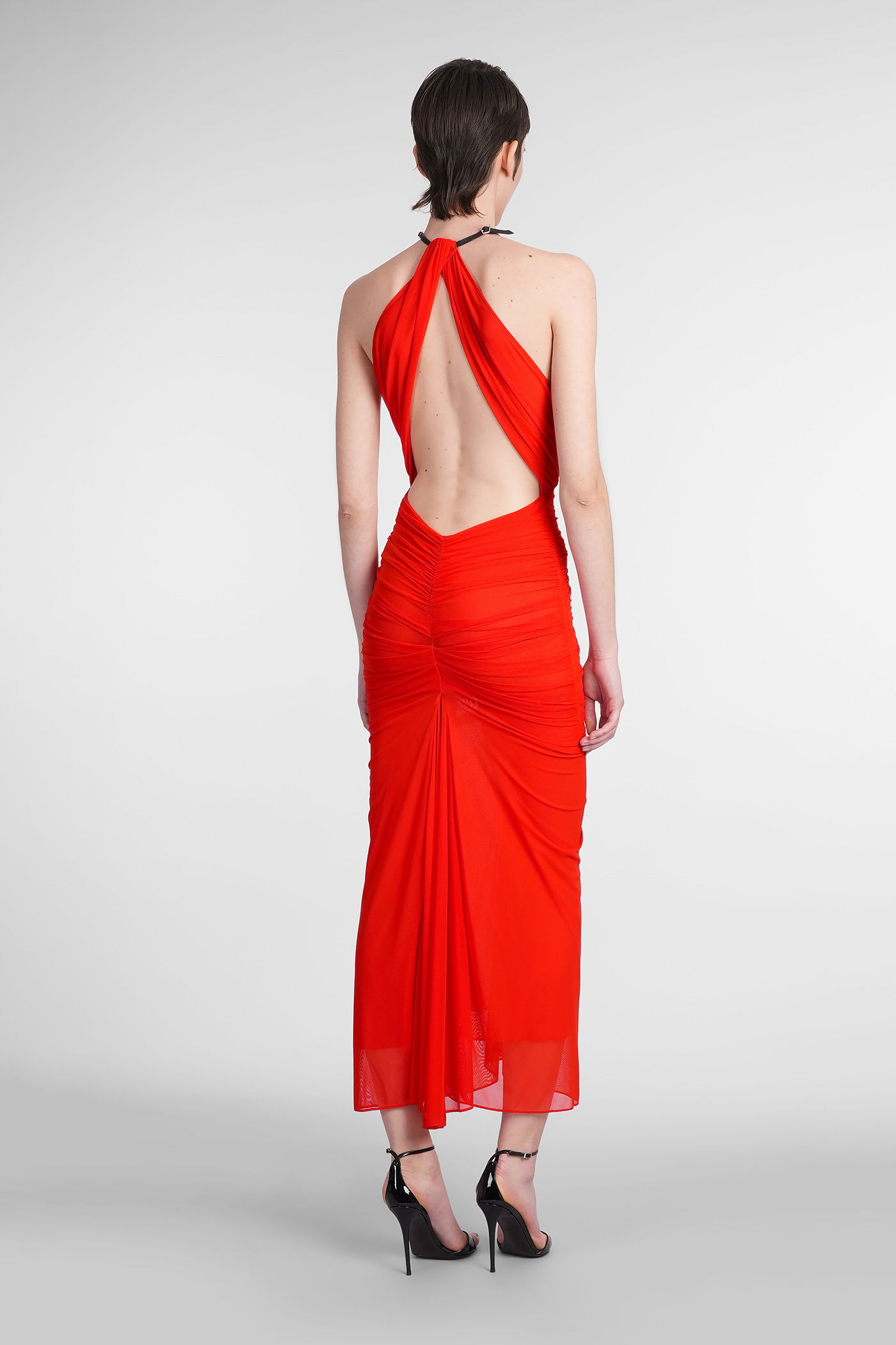Mugler In Red Polyamide In Red