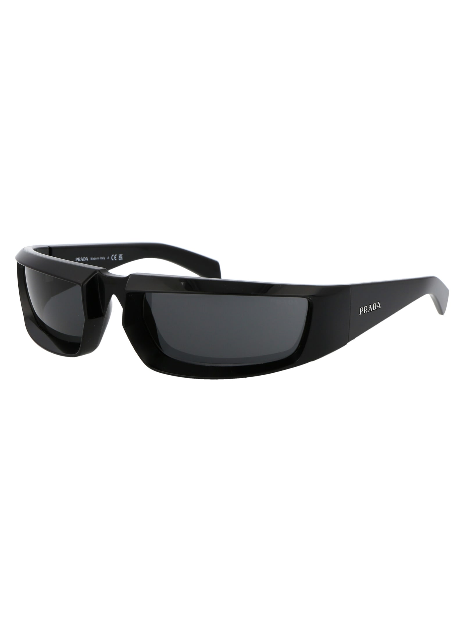 Shop Prada 0pr 25ys Sunglasses In 1ab5s0 Black