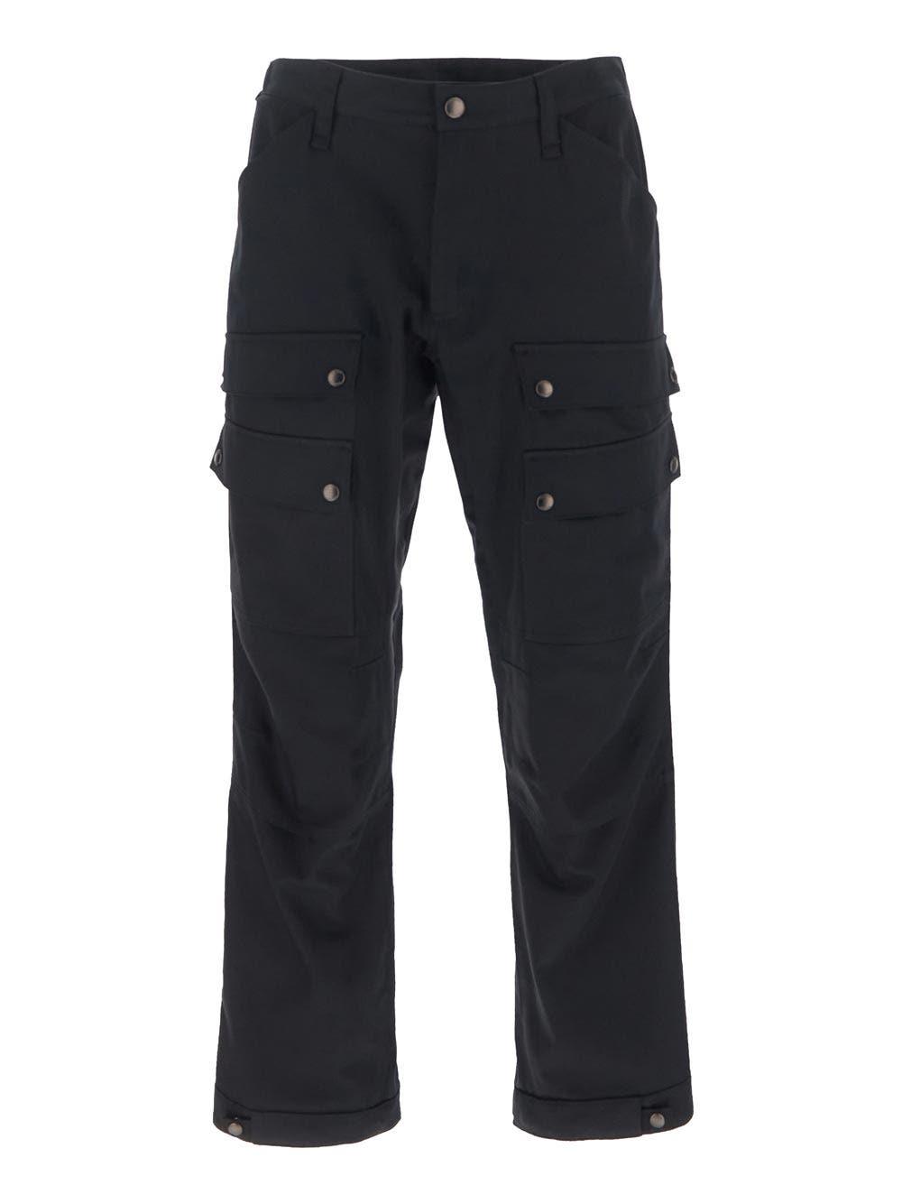 Shop Burberry Carmelo Trousers In Black