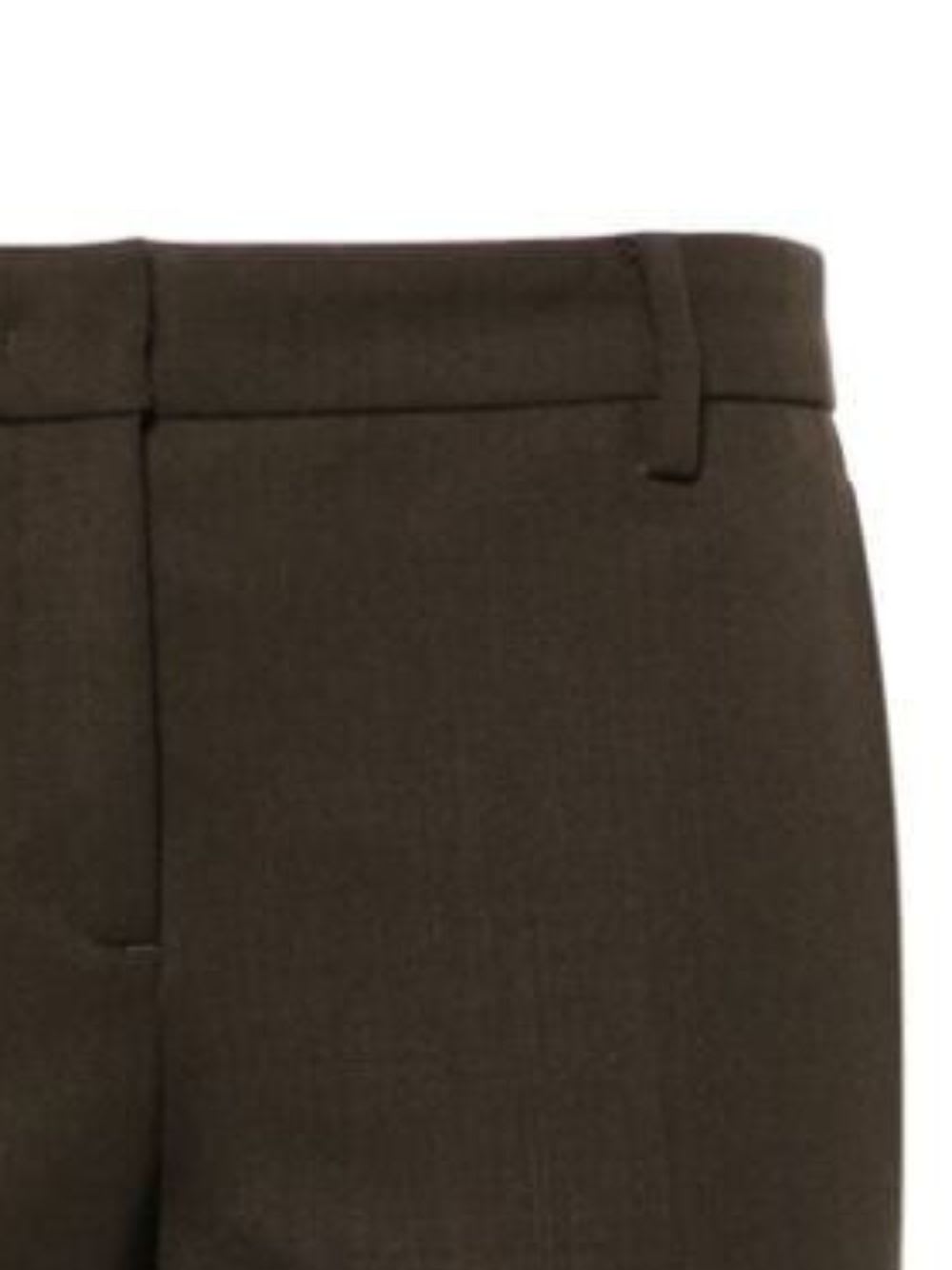 Shop N°21 Straight Trousers In Military