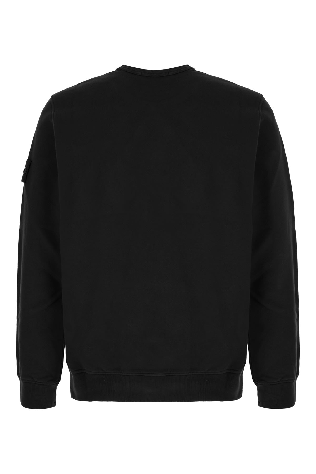 Stone Island Light Rws Pure Wool Sweater In Black