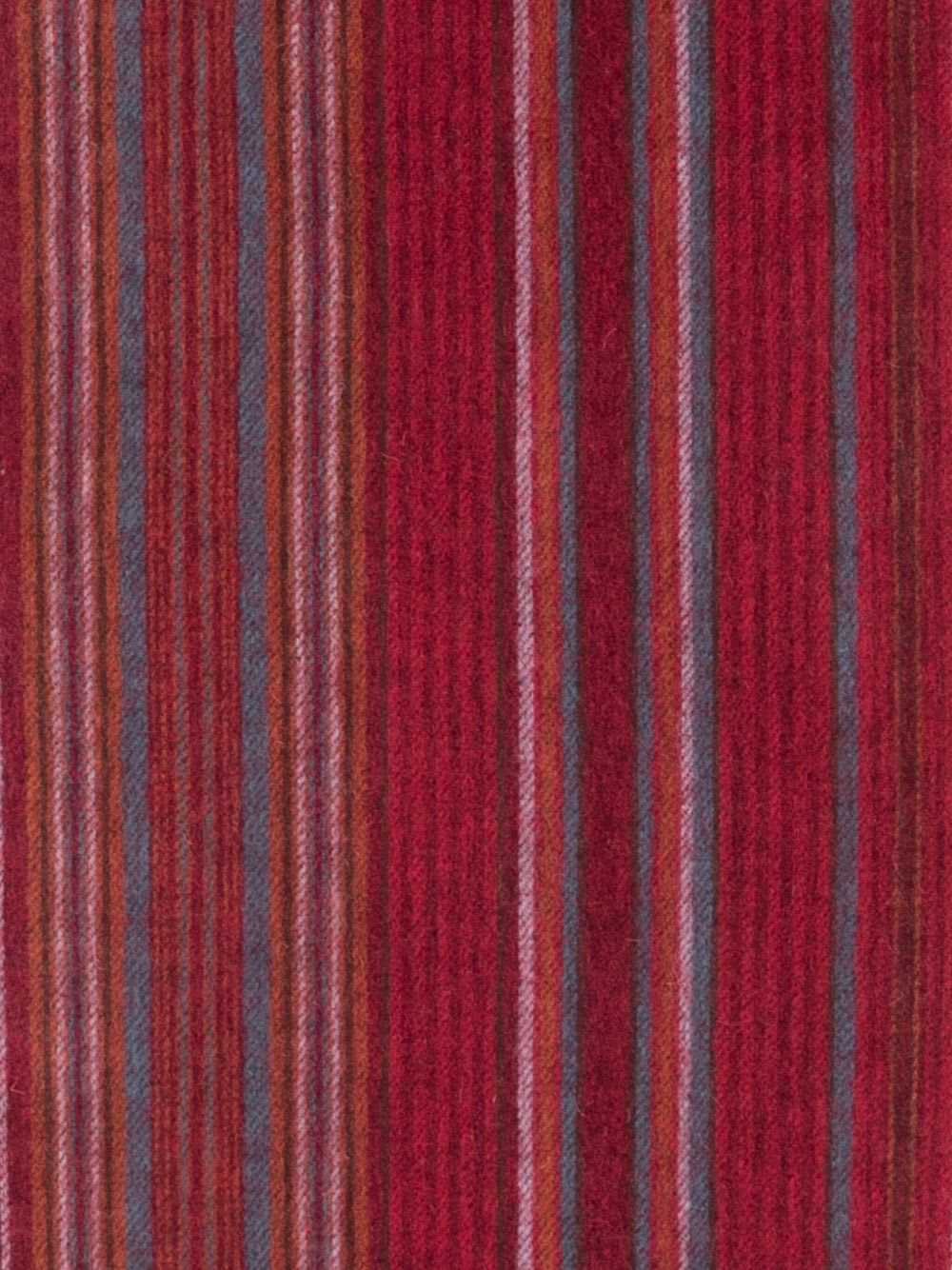 Paul Smith Trent Striped Wool Scarf In Brown