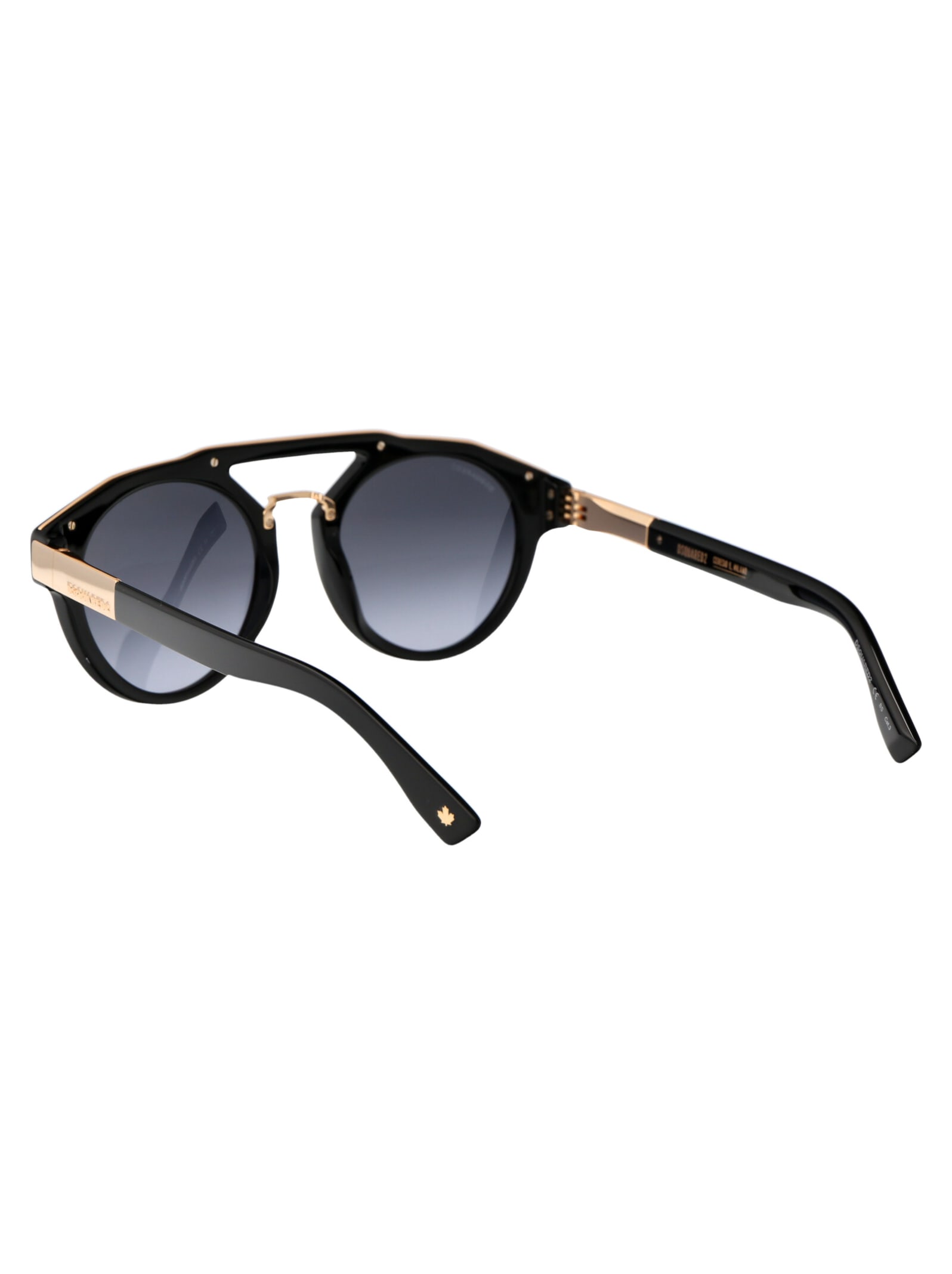 Shop Dsquared2 D2 0085/s Sunglasses In 2m29o Black Gold