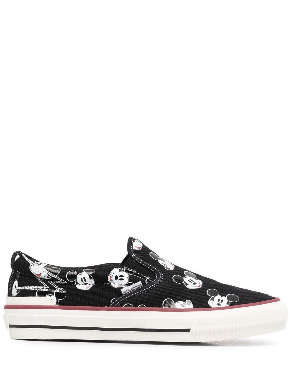 M.O.A. master of arts Fabric Sneakers With Mickey Mouse Print
