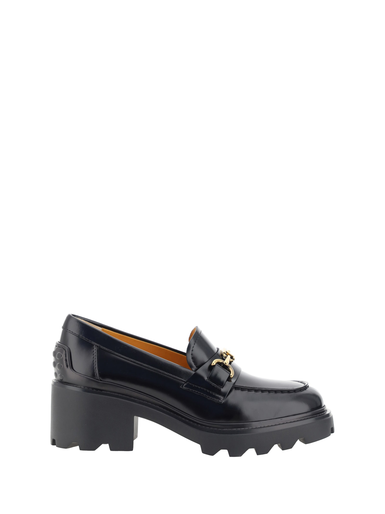 Shop Tod's Loafers In Nero