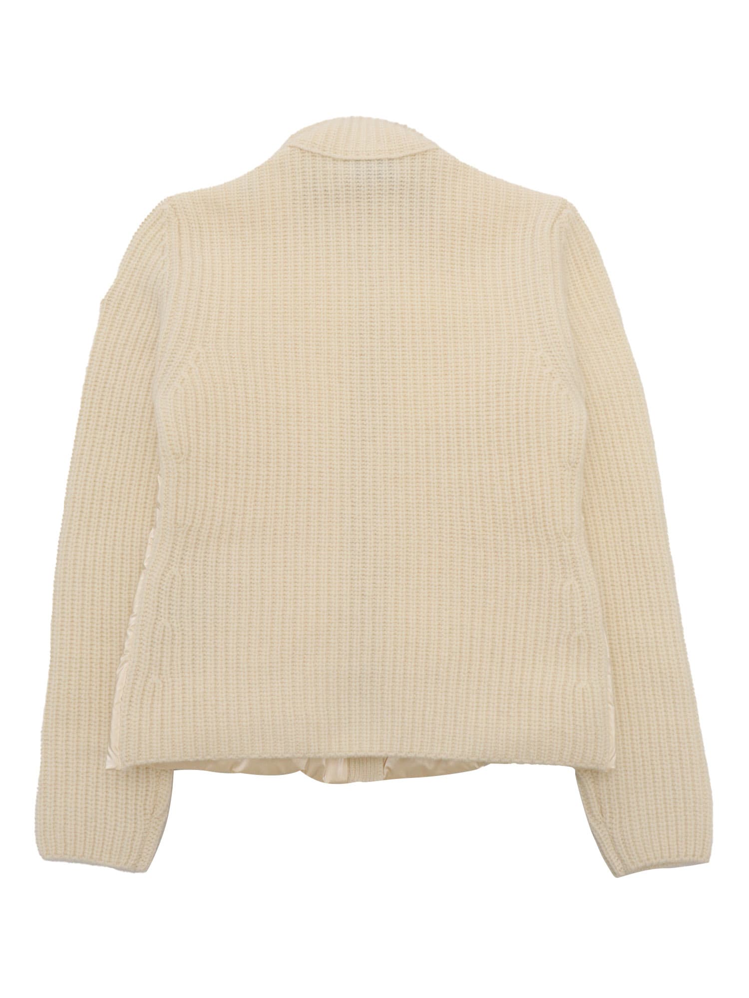 Moncler Cardigan In Beige