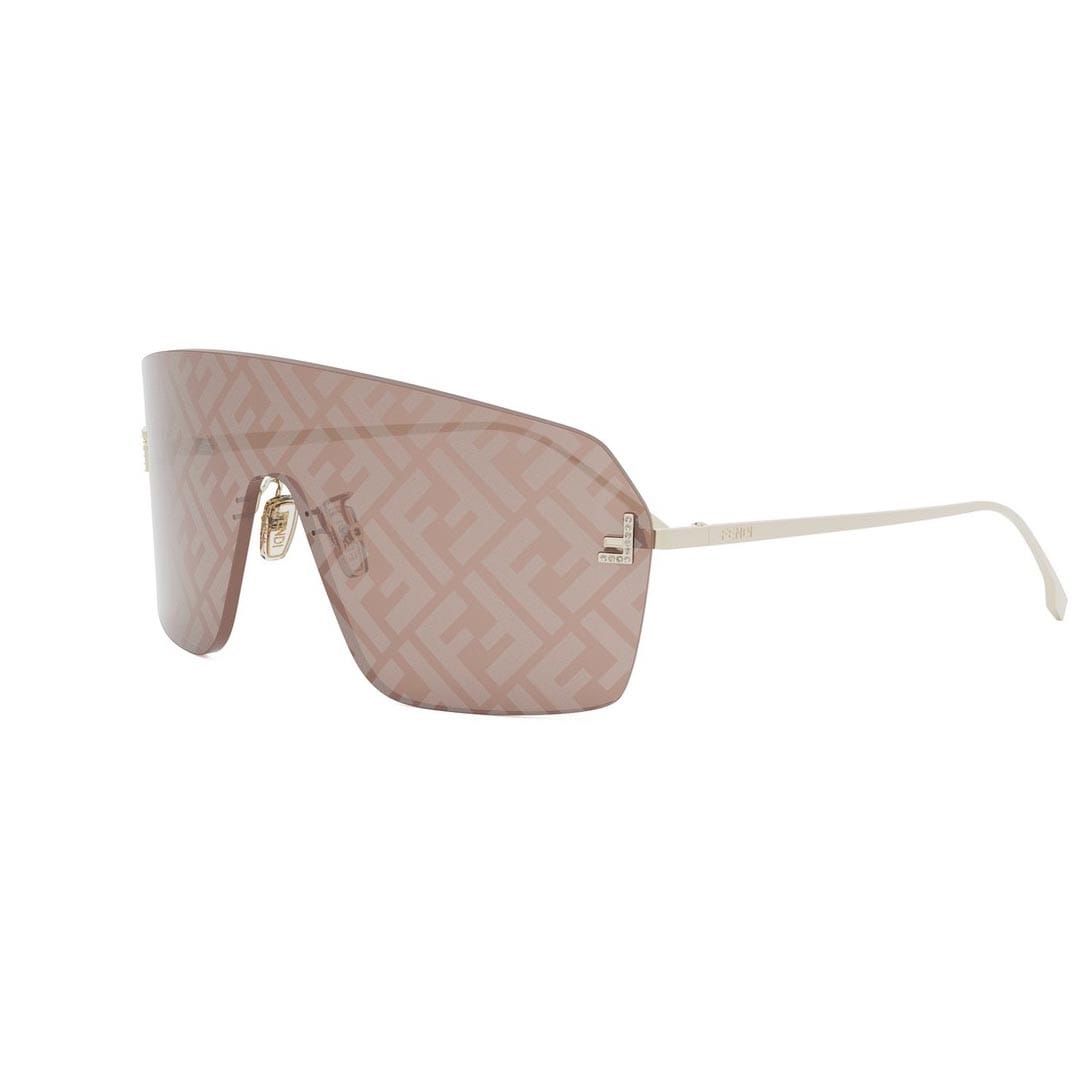 Shop Fendi Sunglasses In Oro/marrone