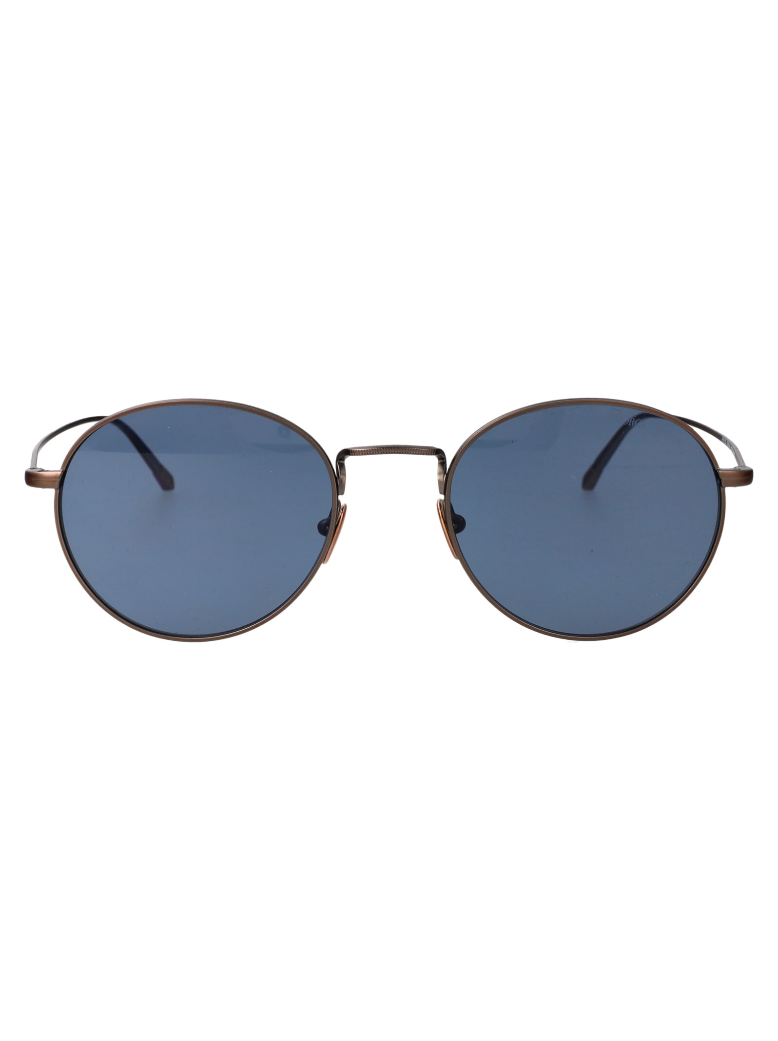 Shop Giorgio Armani 0ar6125 Sunglasses In 300619 Matte Bronze