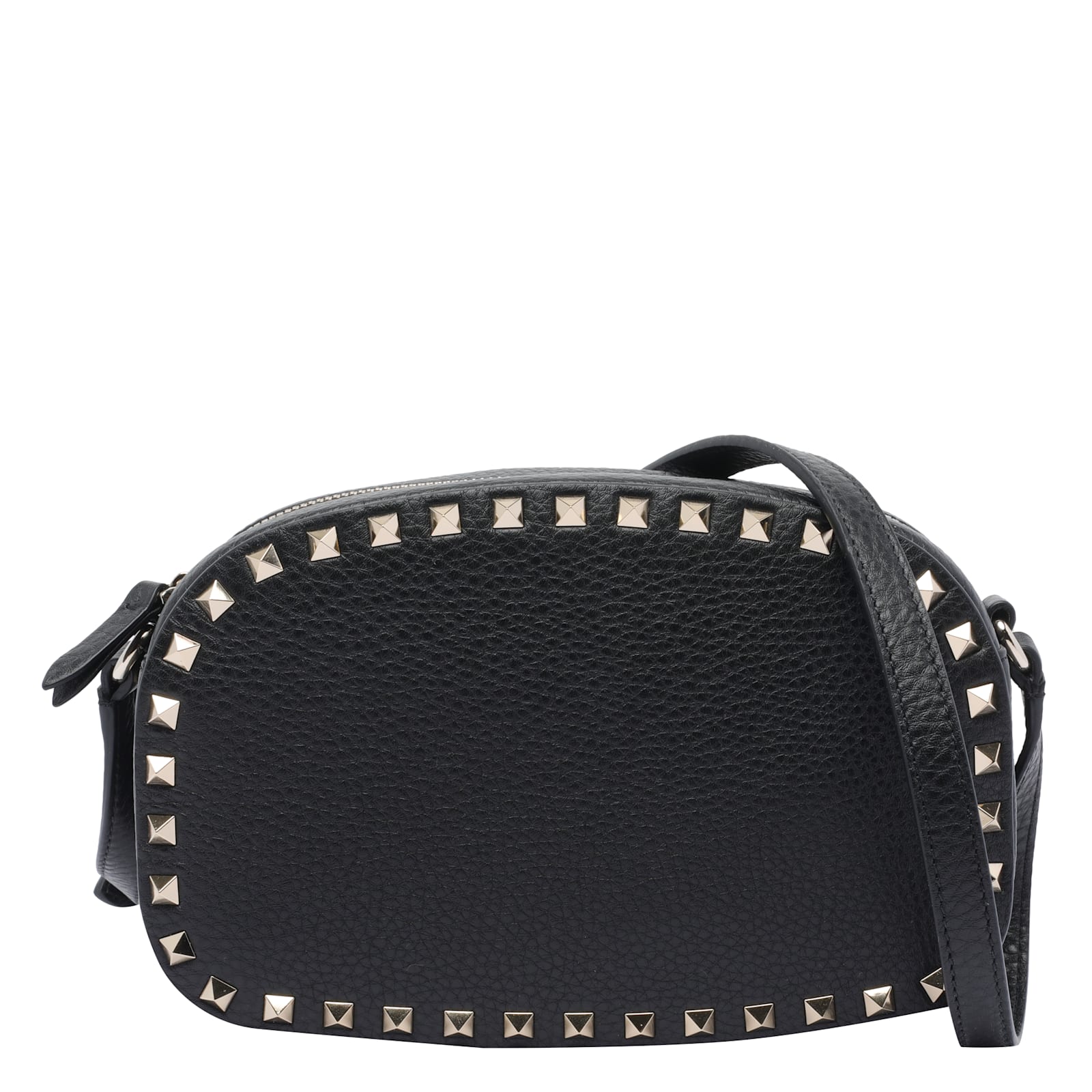 Valentino Rockstud Mini Shoulder Bag In Black