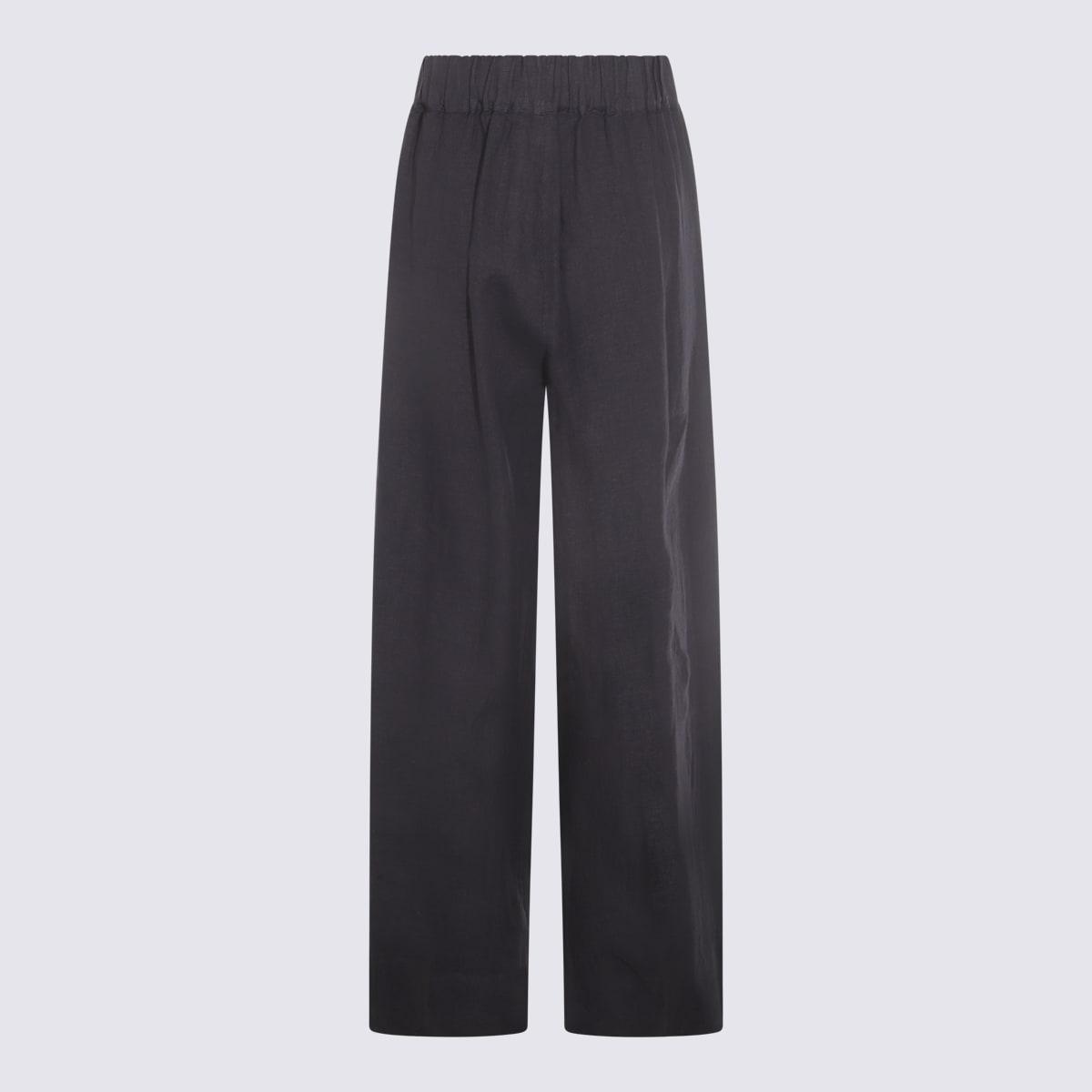 MALO DARK BLUE LINEN PANTS