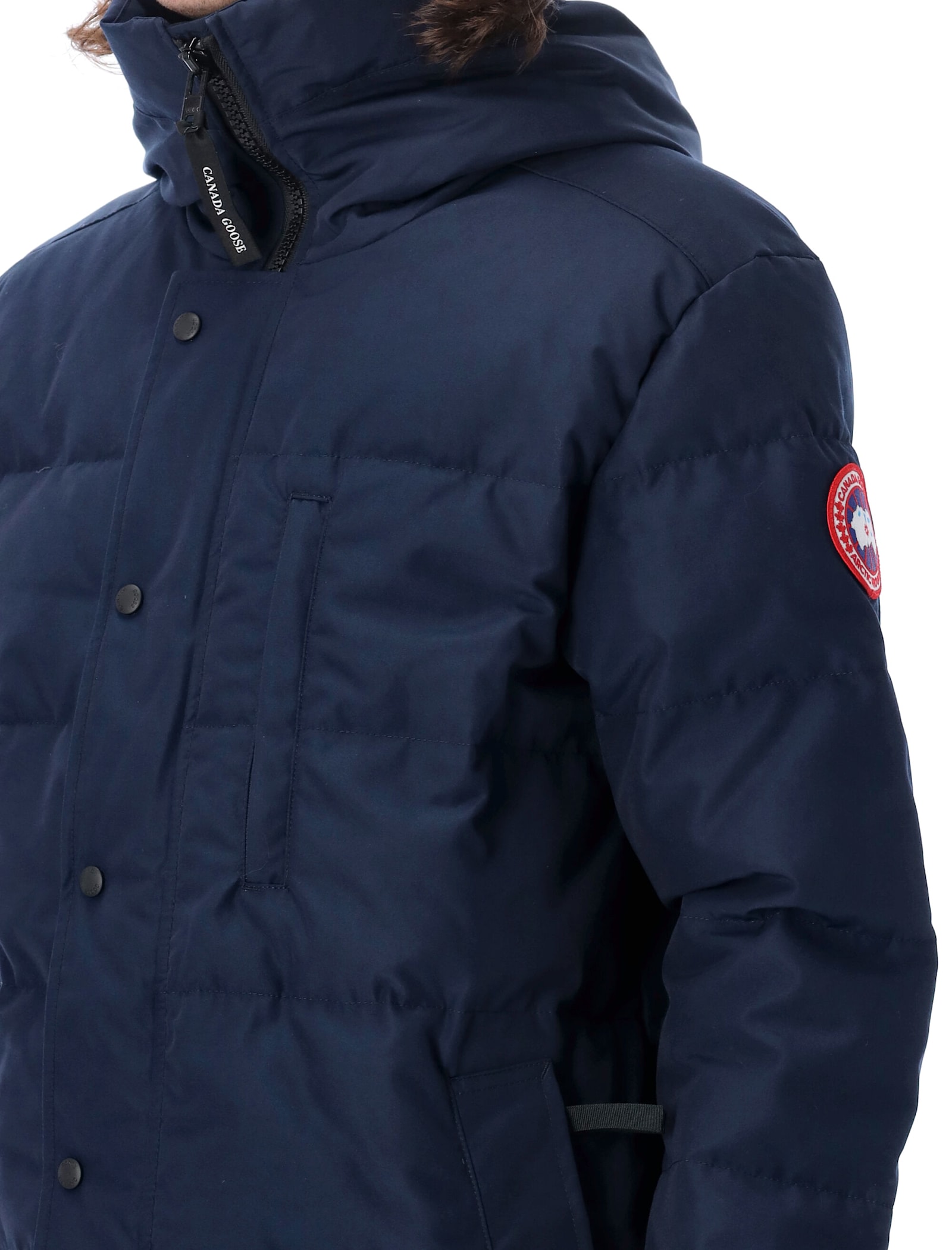 Shop Canada Goose Carson Parka In Atlantic Navy