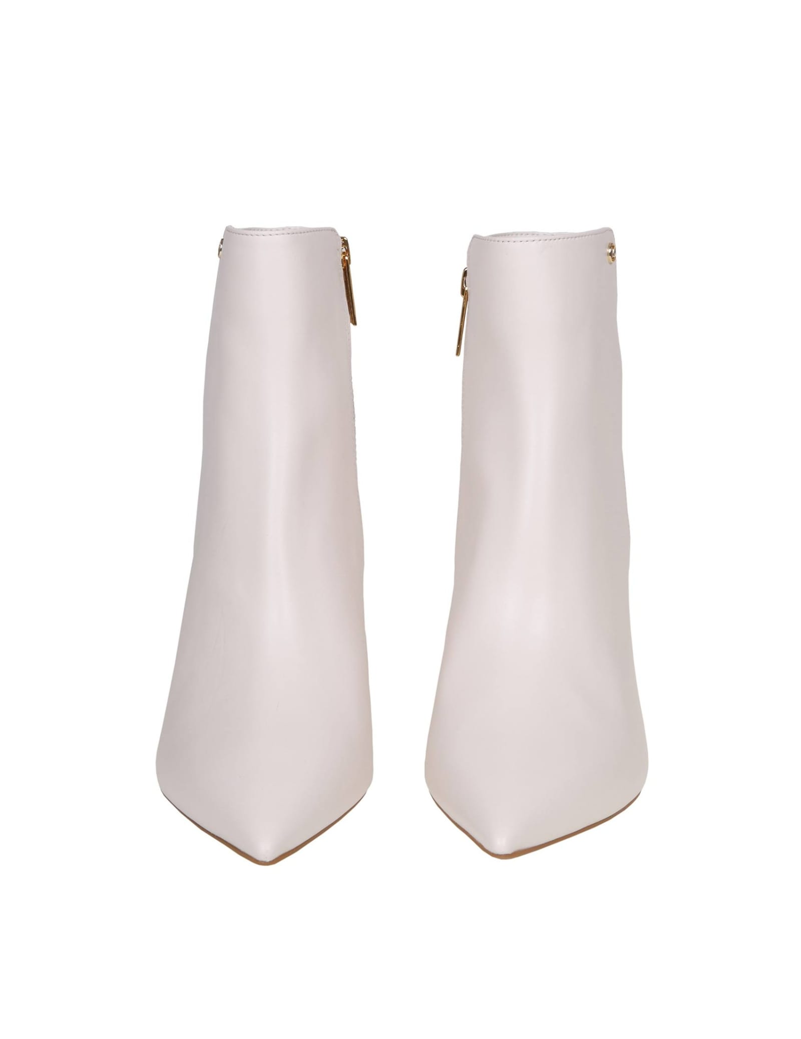 Shop Michael Kors Boots In White Leather