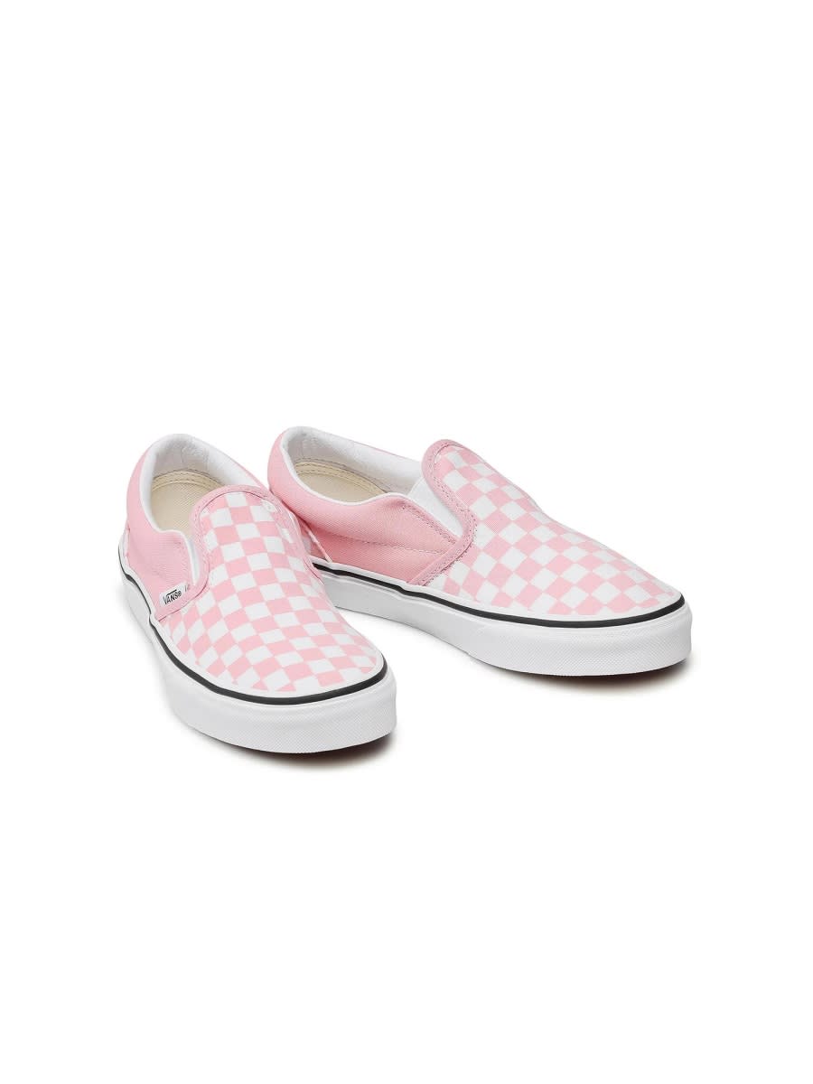 Vans Sneaker Classic Slip-on (checkerboard) In Pink
